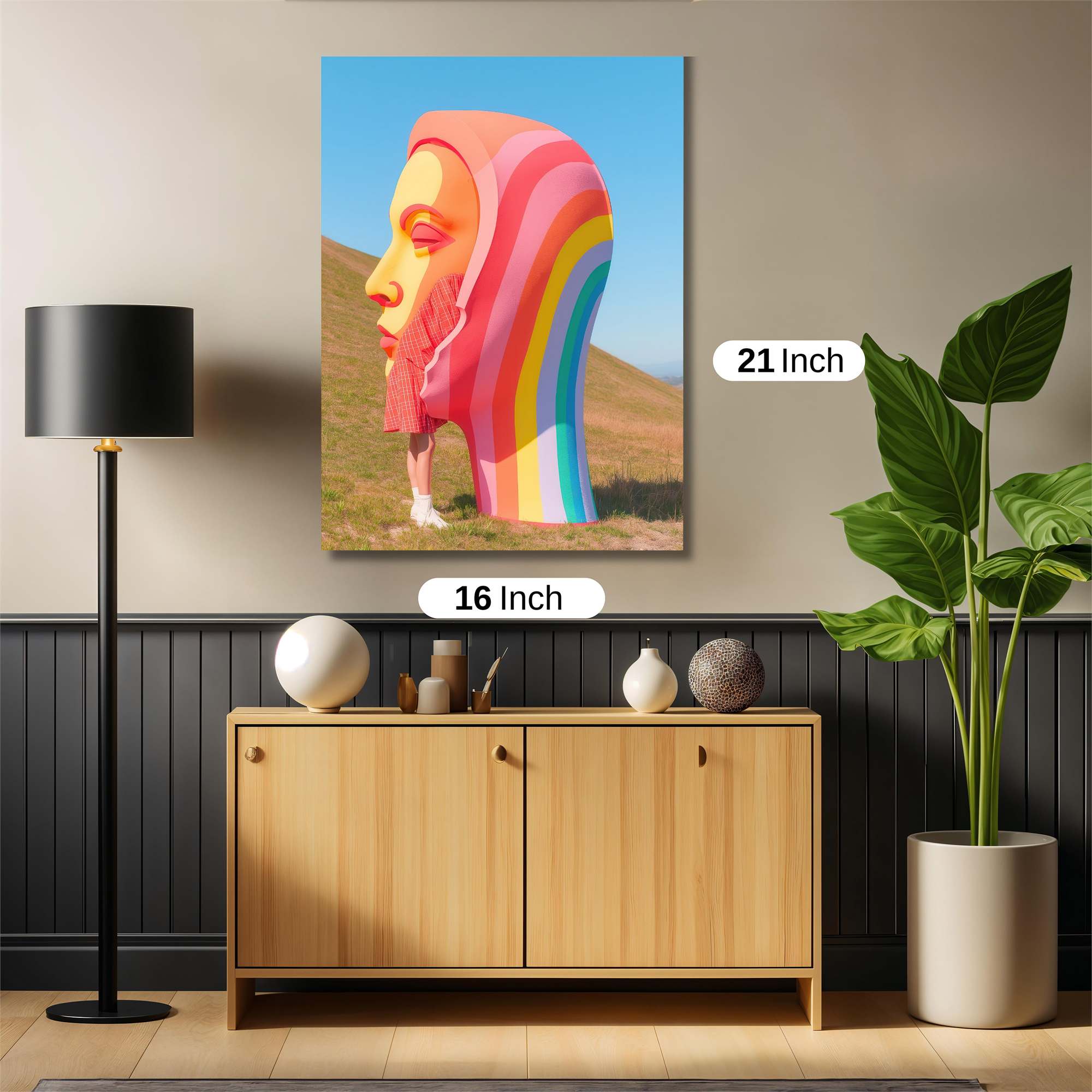 Rainbow Serenity Safe Wall Magnetic / M