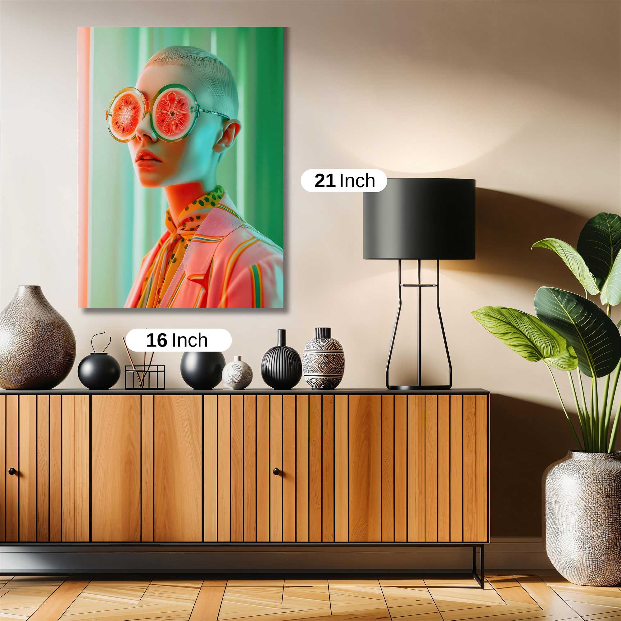 Grapefruit Whimsy Safe Wall Magnetic / M