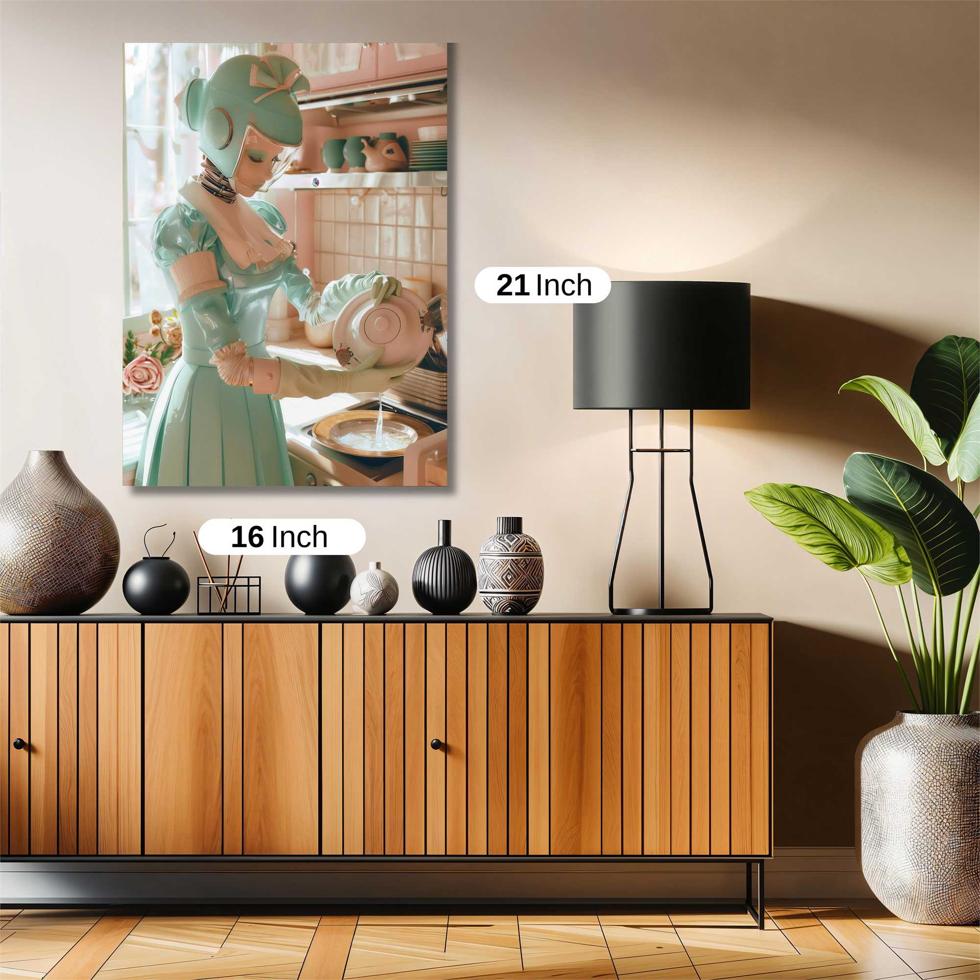 Robot Housemaid Safe Wall Magnetic / M
