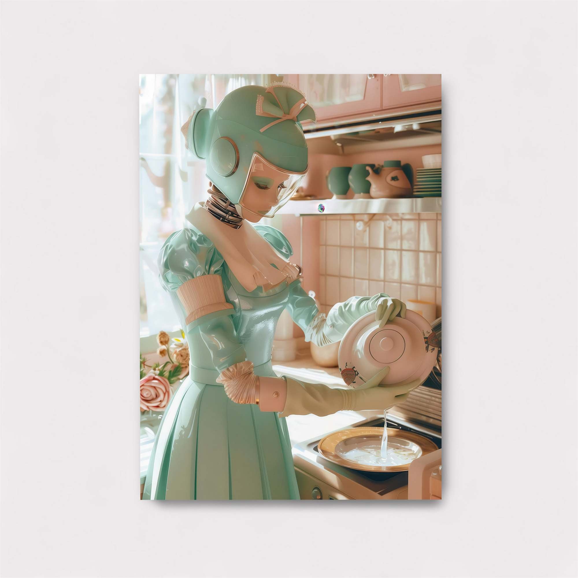Robot Housemaid Safe Wall Magnetic / M