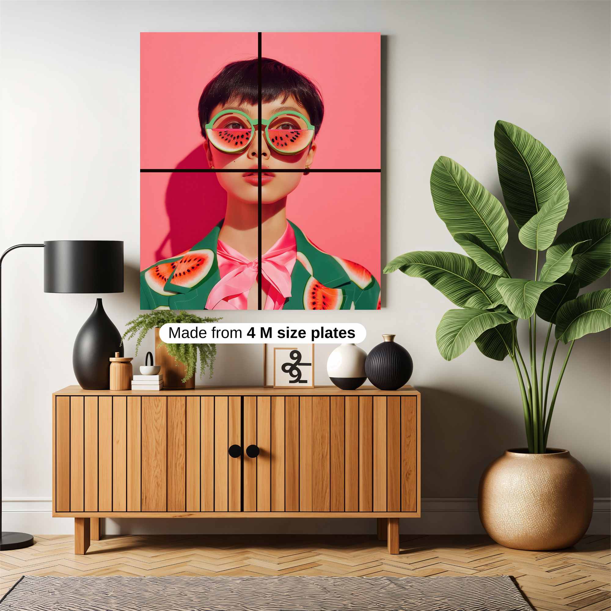 Watermelon Whimsy Safe Wall Magnetic / M