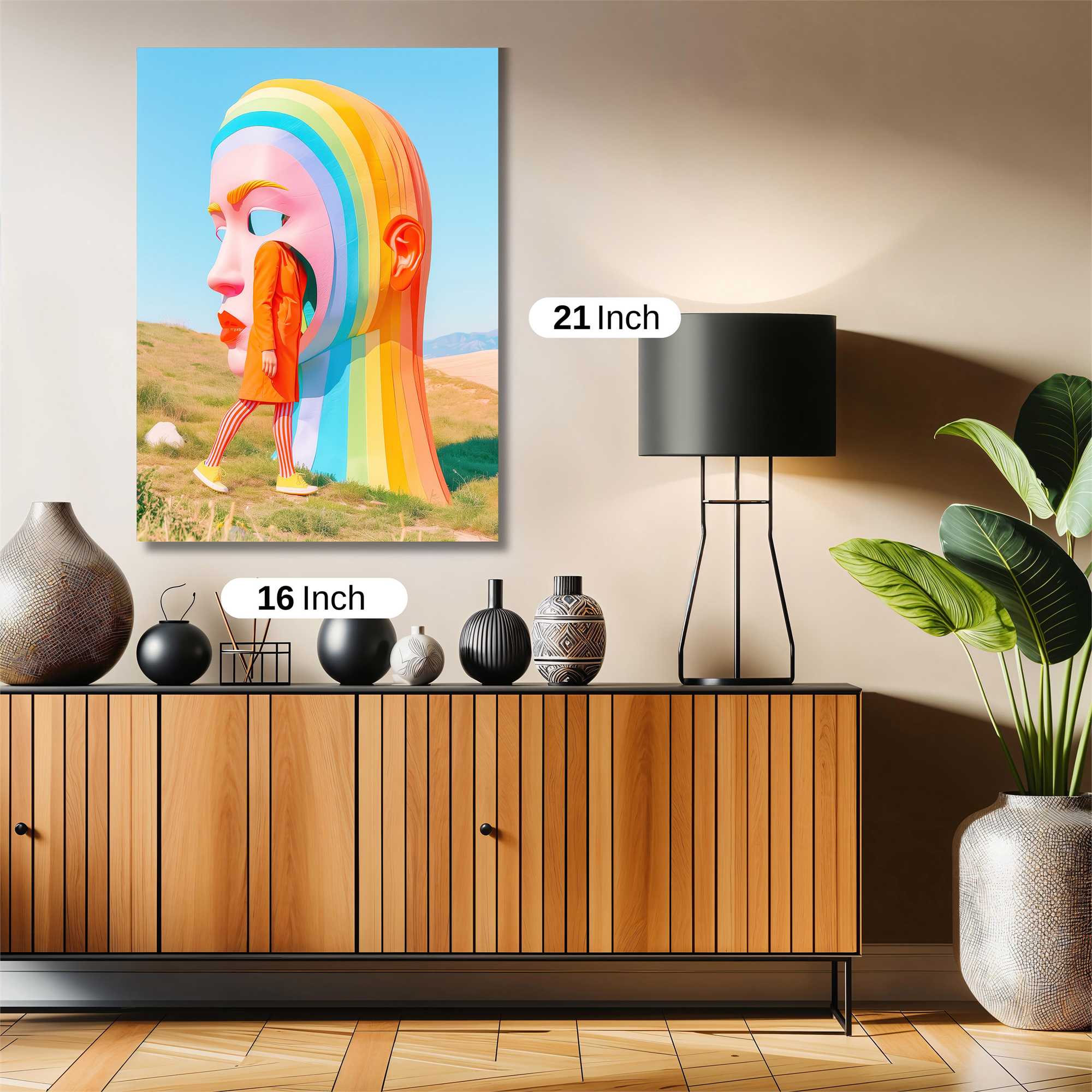 Surreal Serenity Safe Wall Magnetic / M