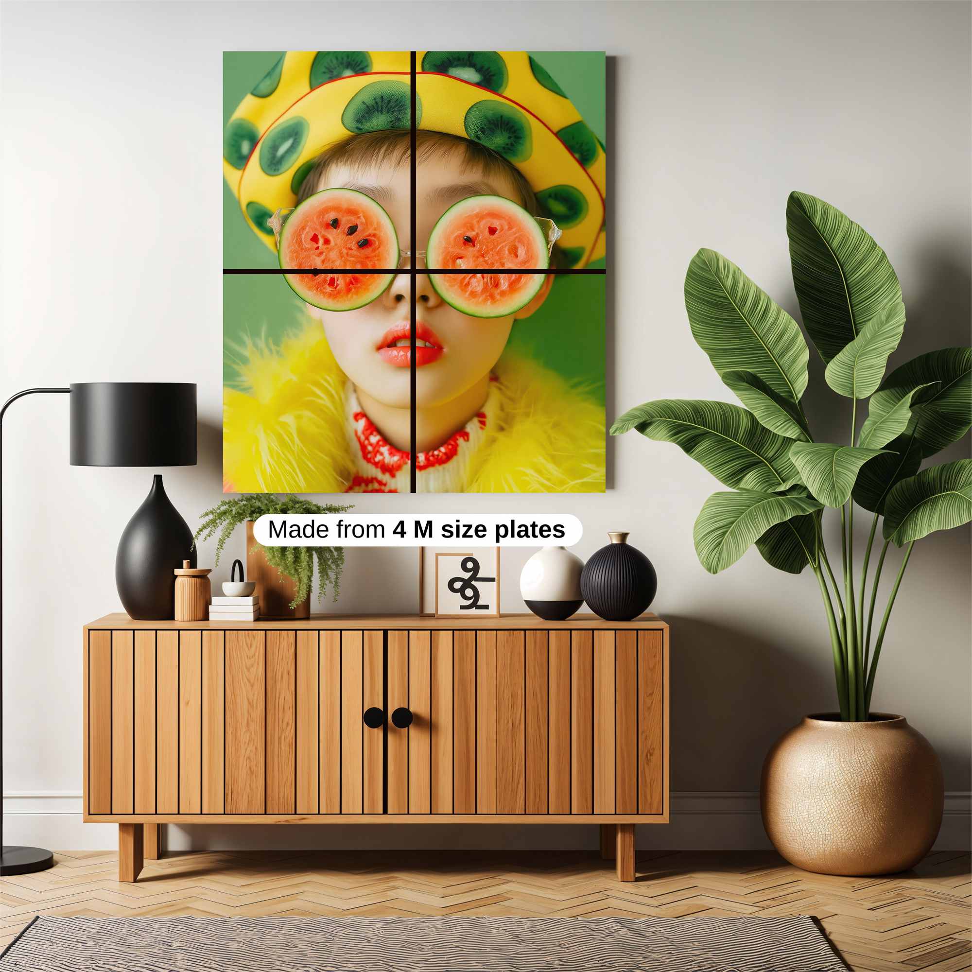 Watermelon Whimsy Safe Wall Magnetic / M