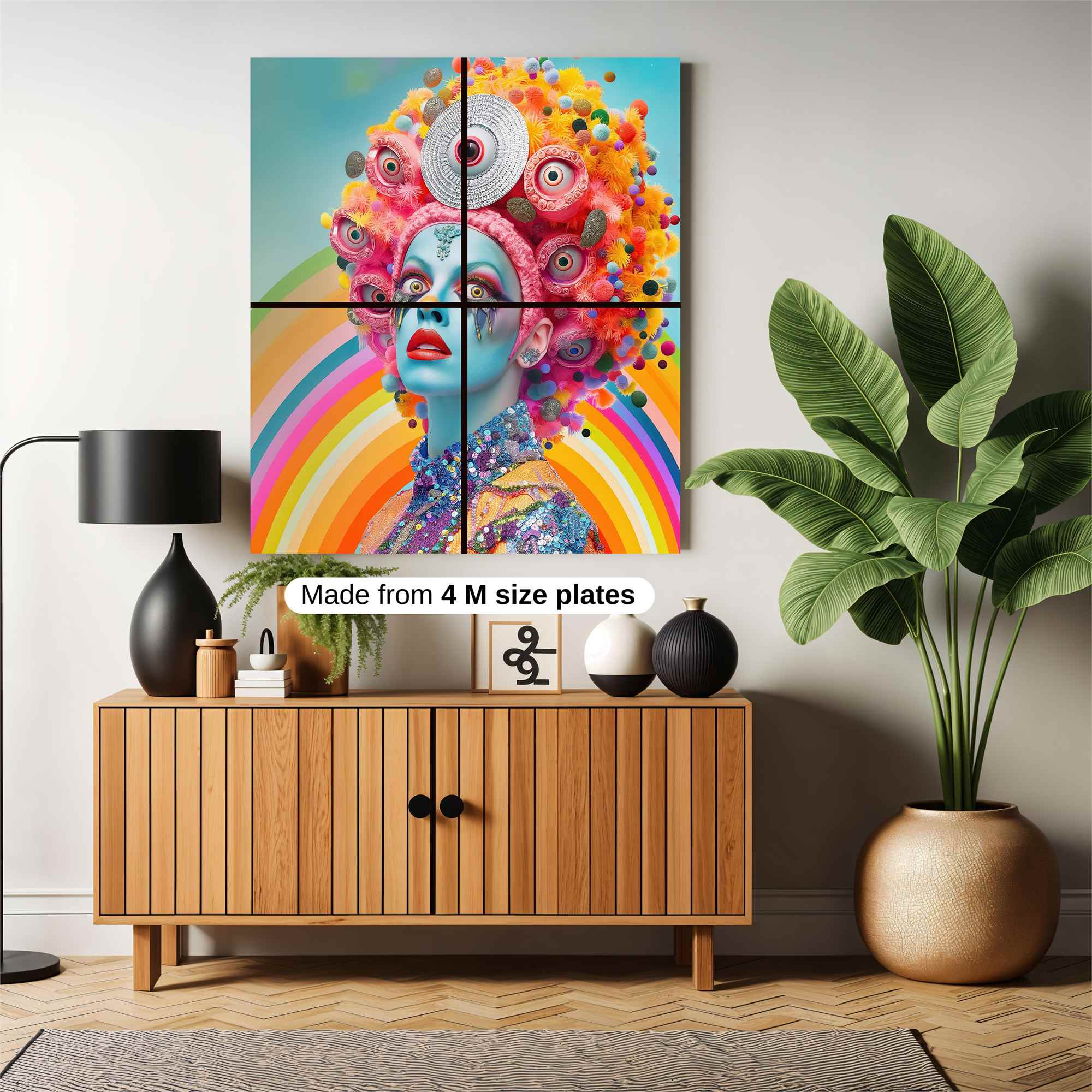 Psychedelic Dream Safe Wall Magnetic / M