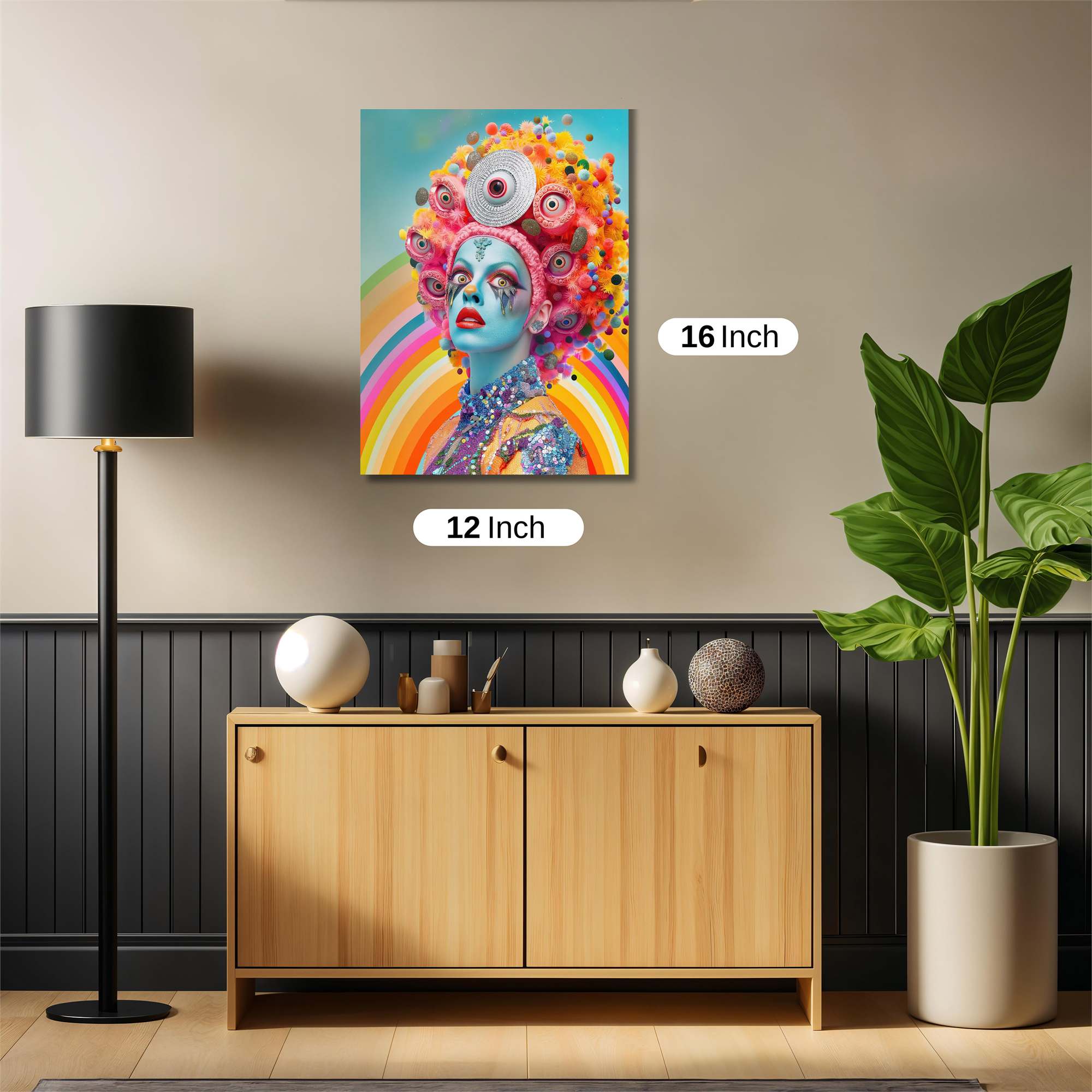 Psychedelic Dream Safe Wall Magnetic / M