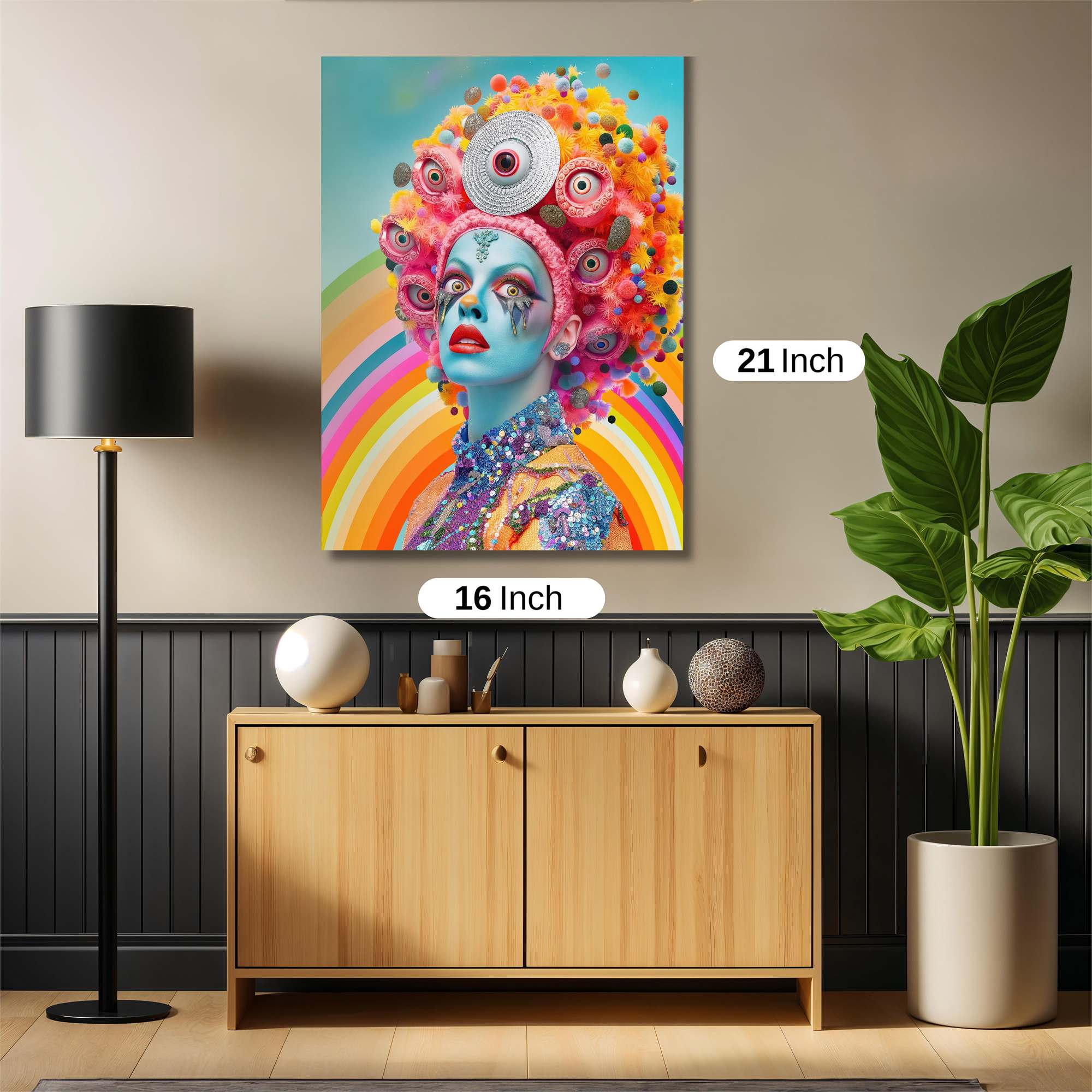Psychedelic Dream Safe Wall Magnetic / M