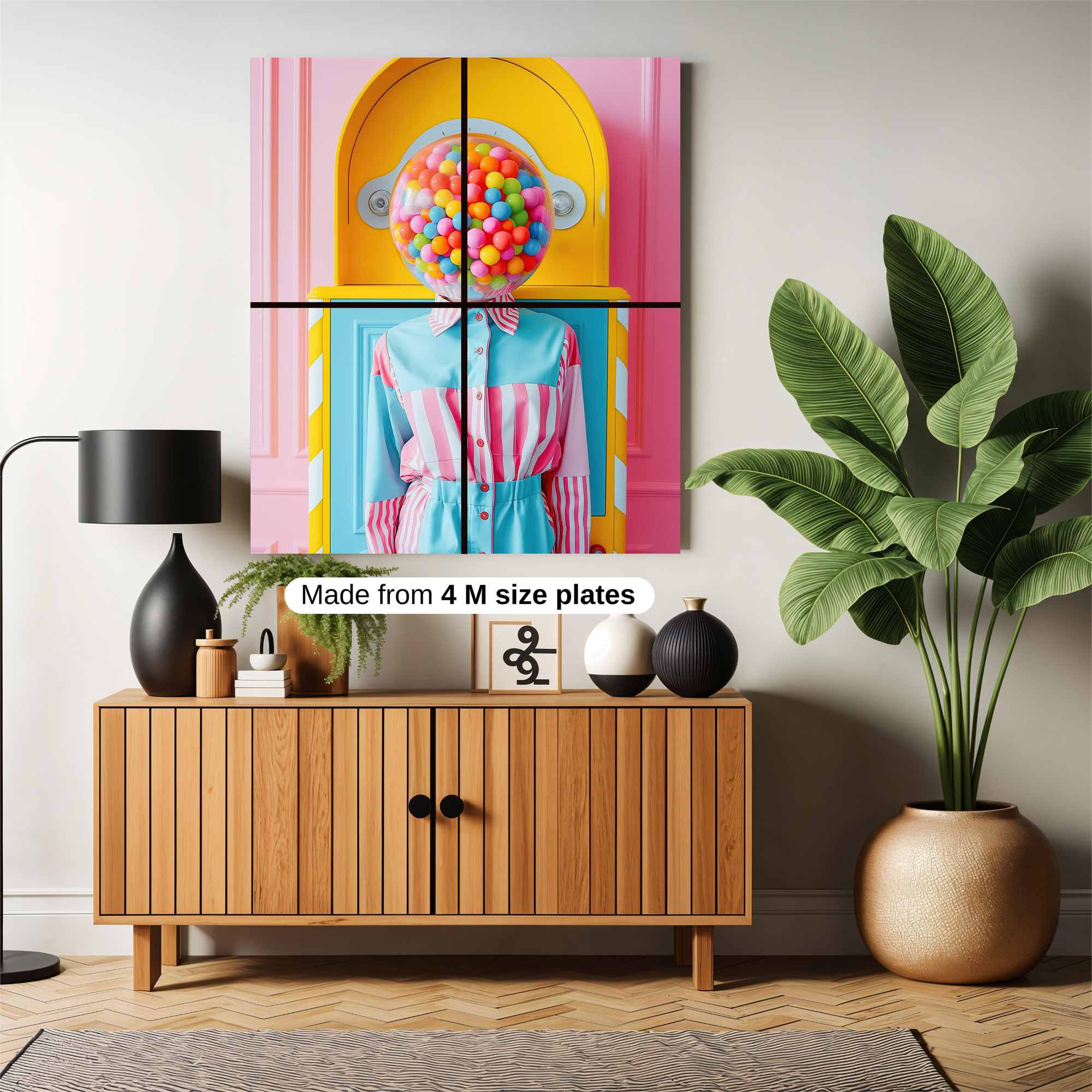 Gumball Whimsy Safe Wall Magnetic / M