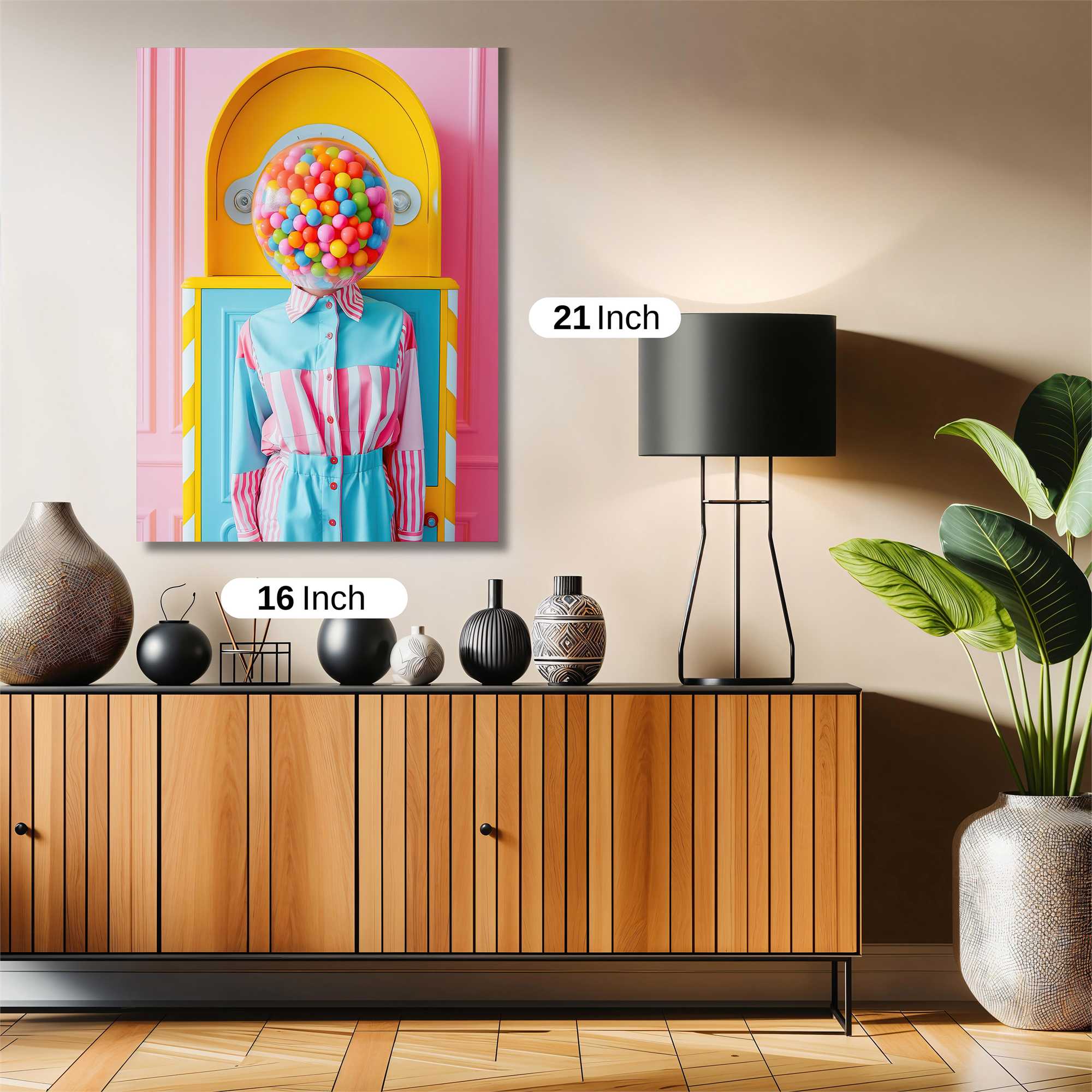 Gumball Whimsy Safe Wall Magnetic / M