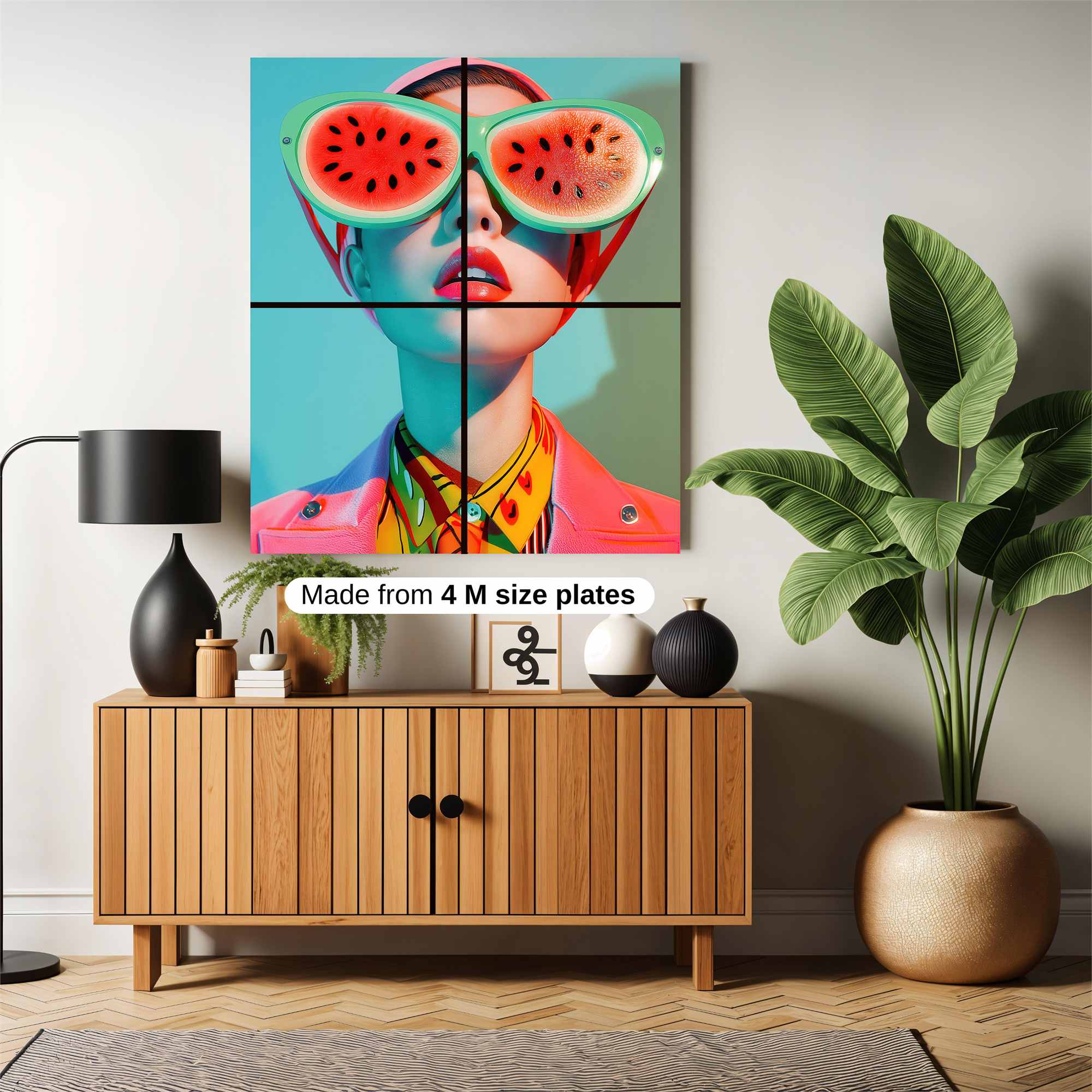 Watermelon Whimsy Safe Wall Magnetic / M