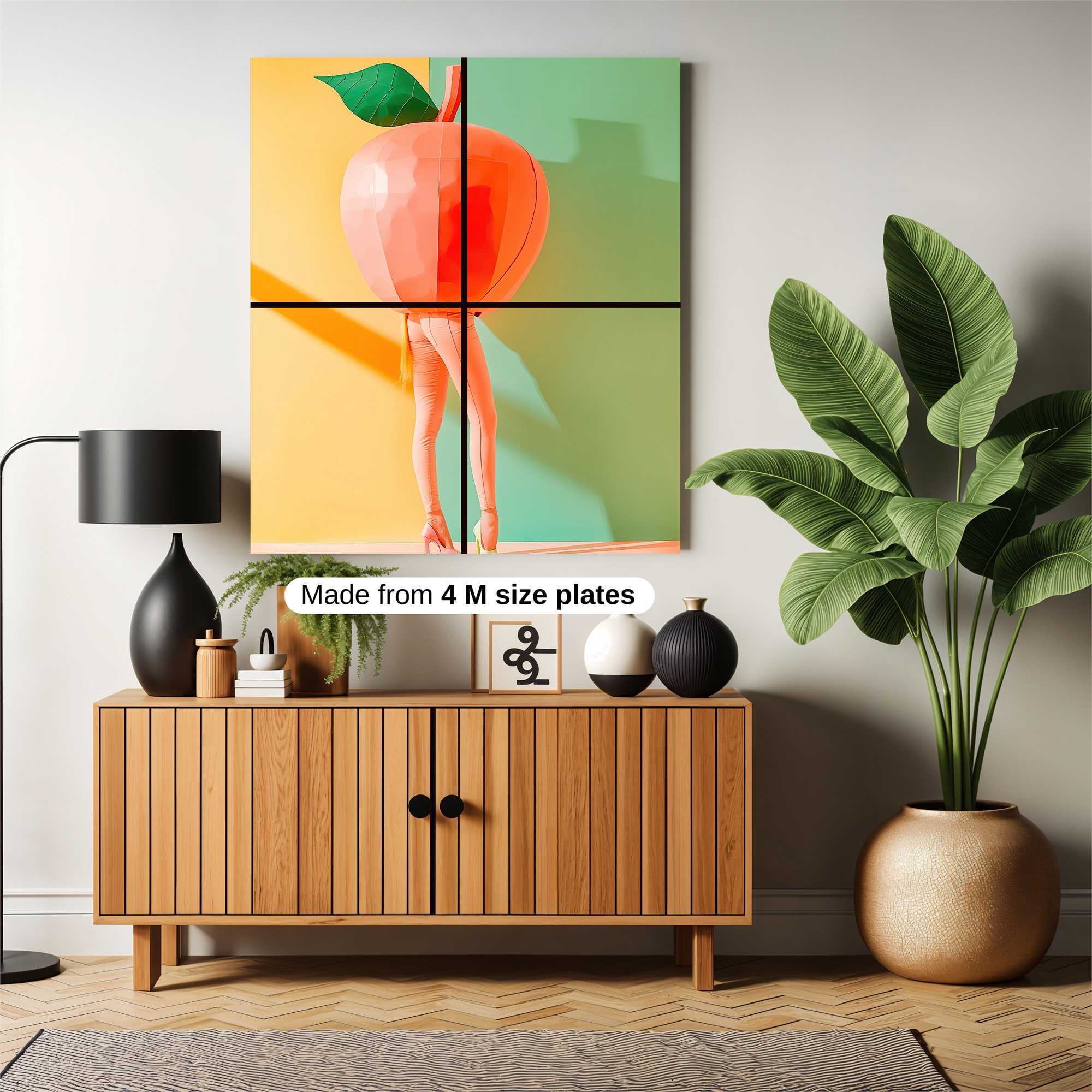 Apple Whimsy Safe Wall Magnetic / M