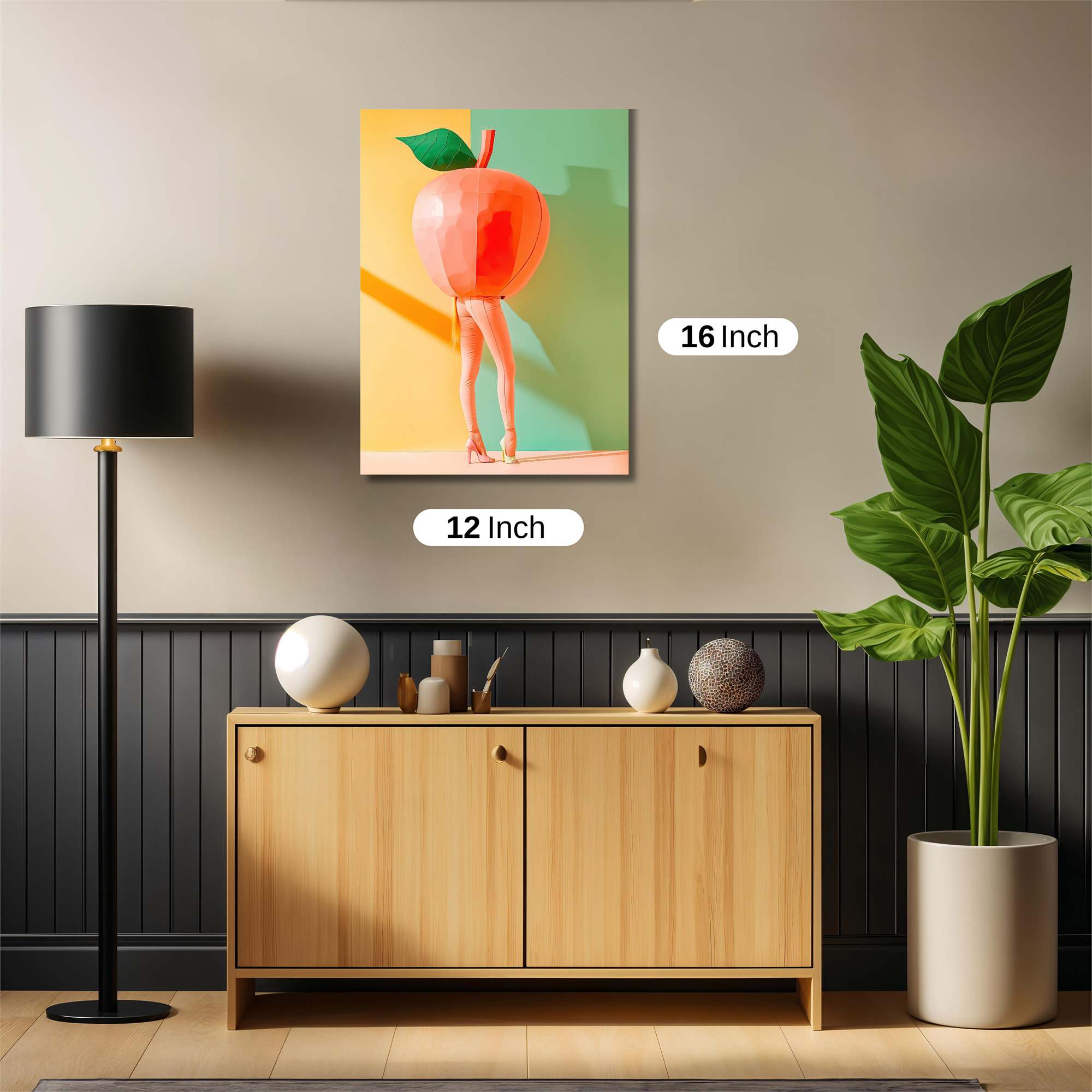 Apple Whimsy Safe Wall Magnetic / M