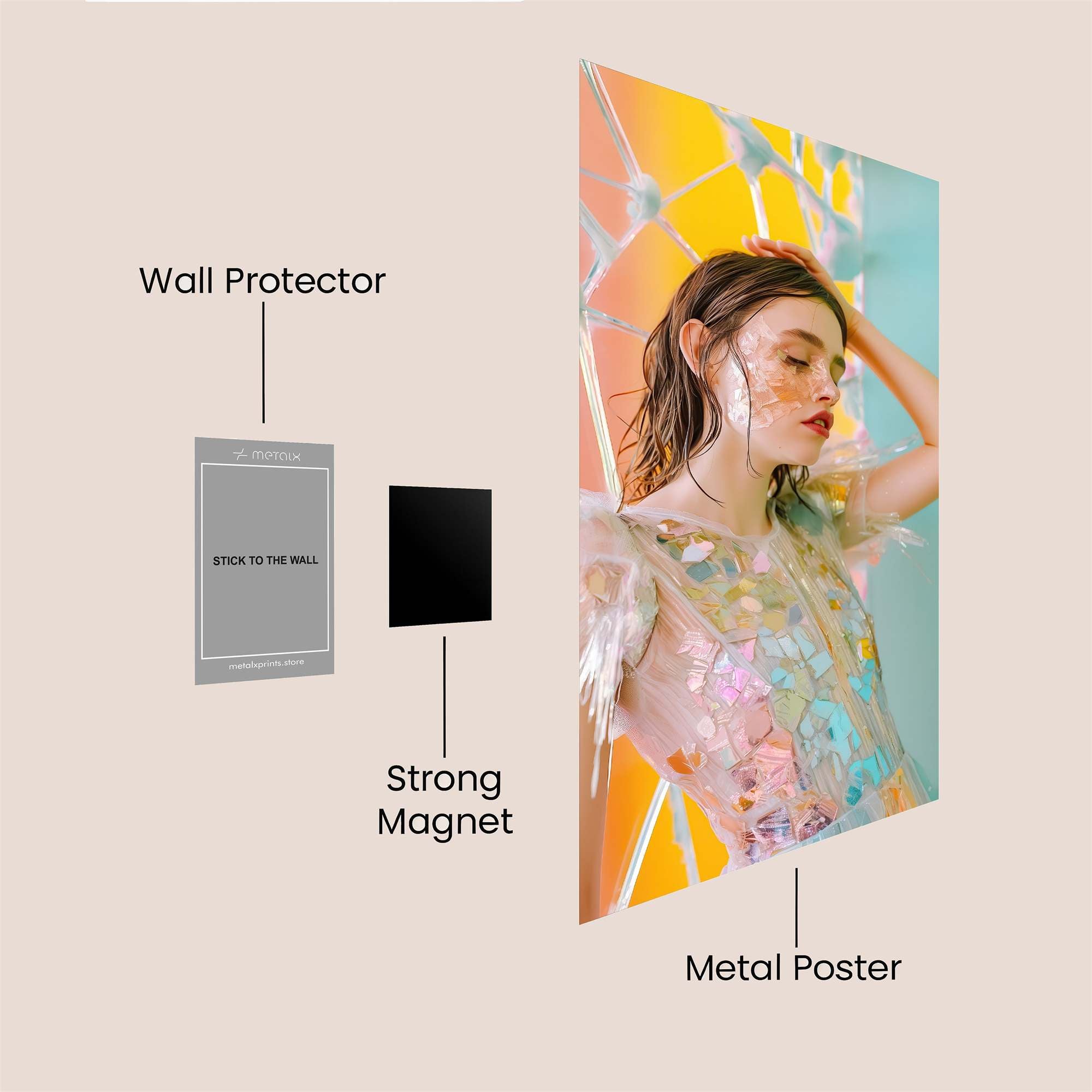 Dreamy Whimsy Safe Wall Magnetic / M