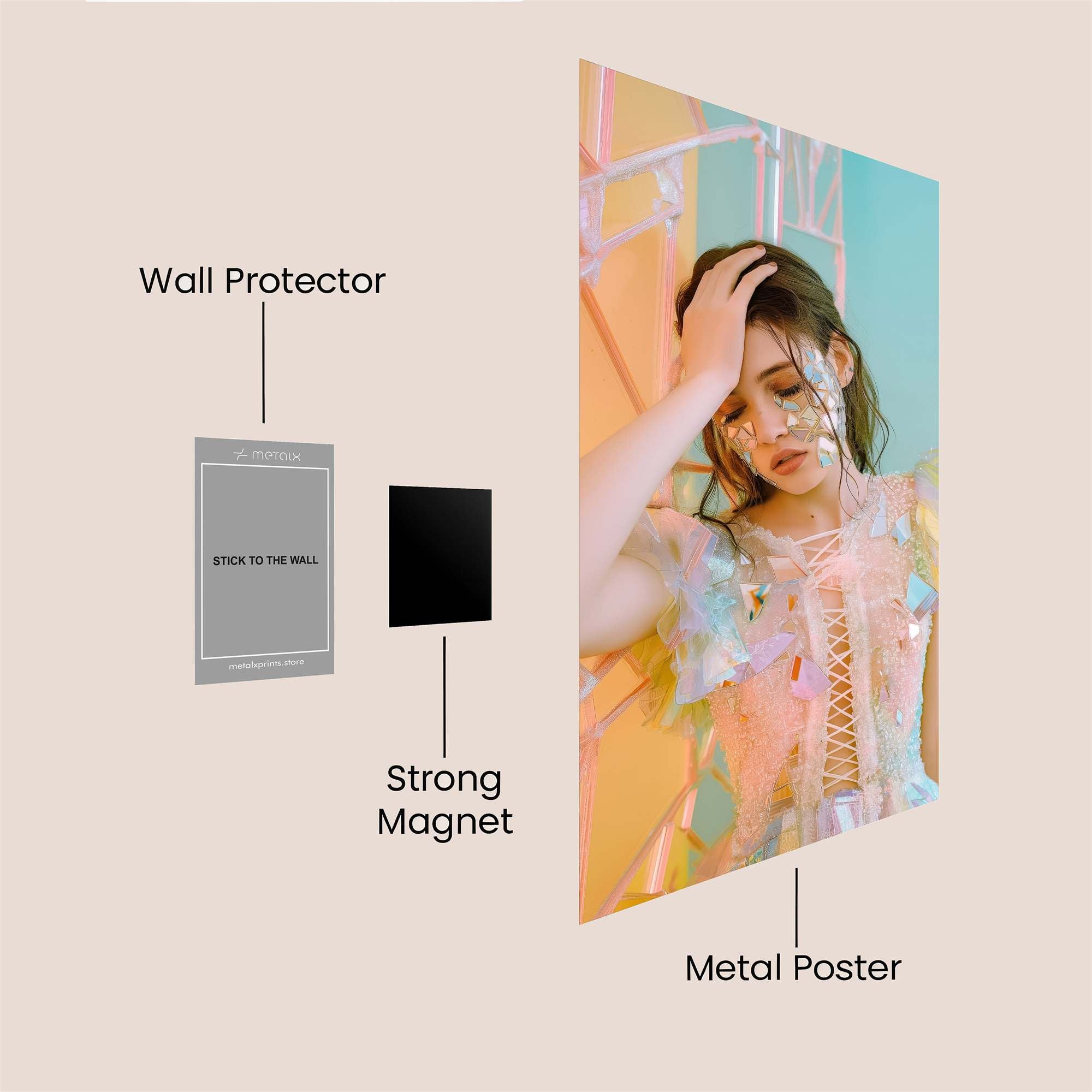 Iridescent Dream Safe Wall Magnetic / M