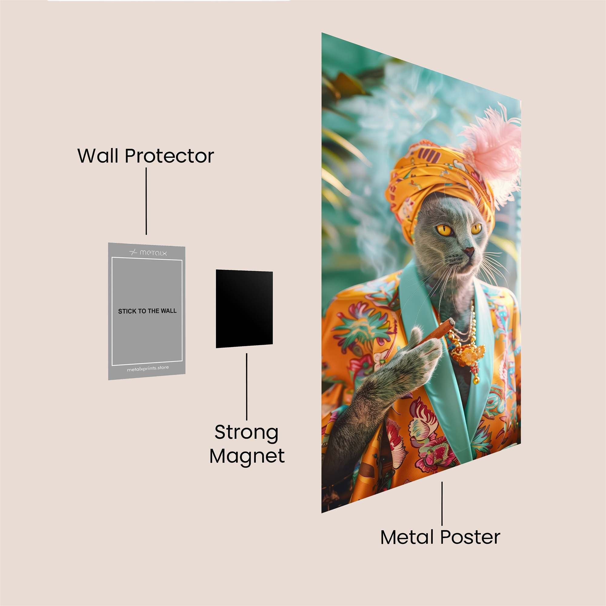 Cat Royale Safe Wall Magnetic / M