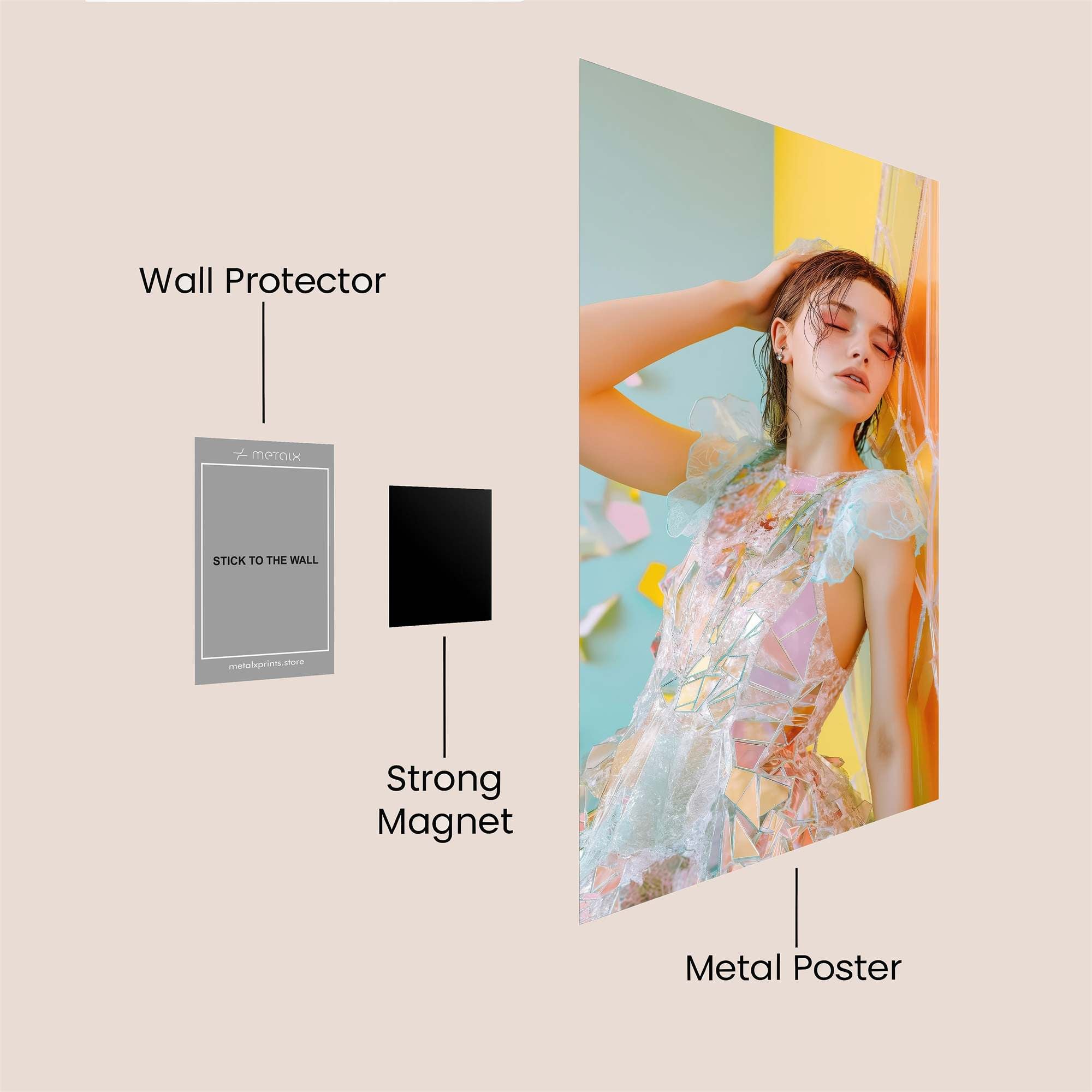 Crystal Dream Safe Wall Magnetic / M