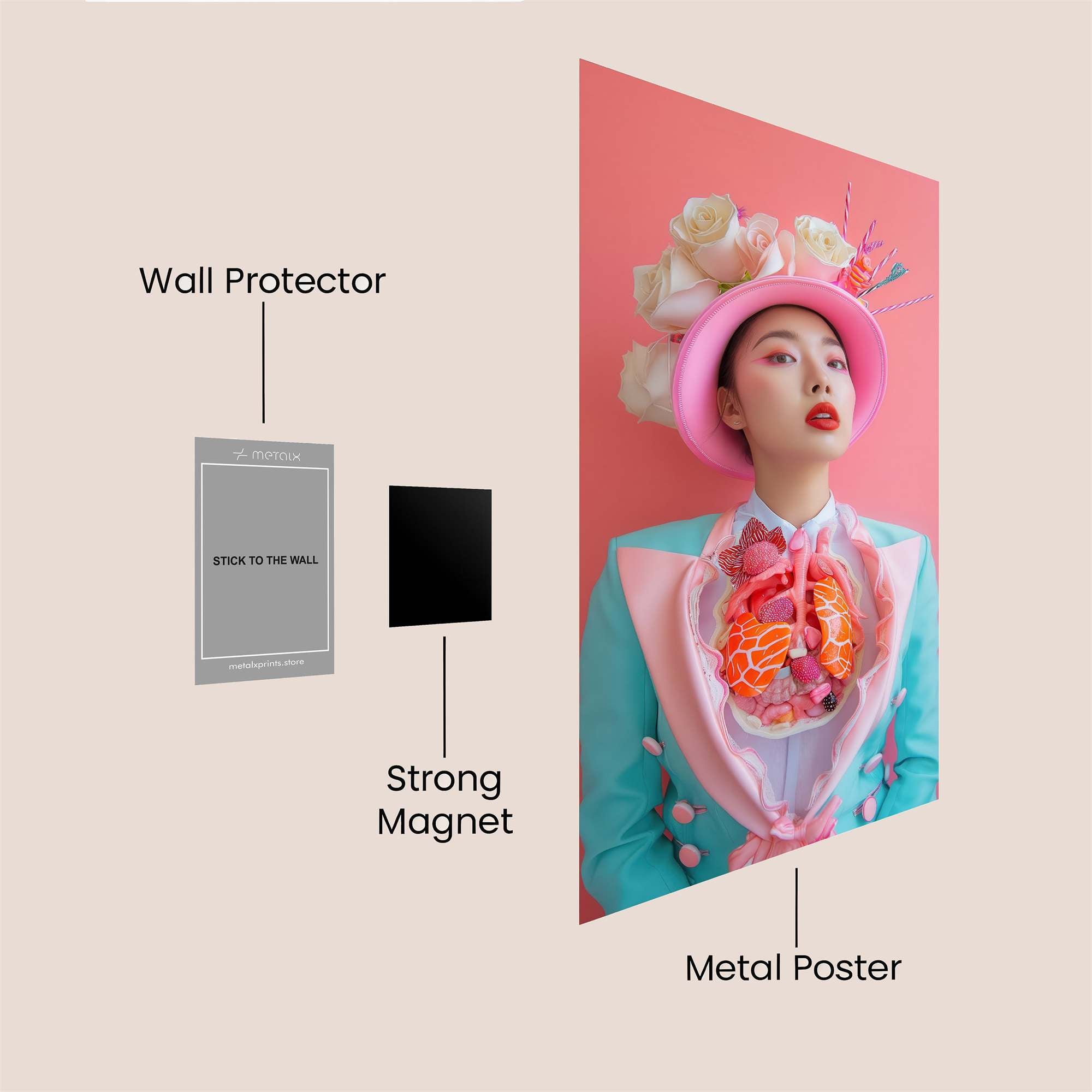 Heartfelt Elegance Safe Wall Magnetic / M