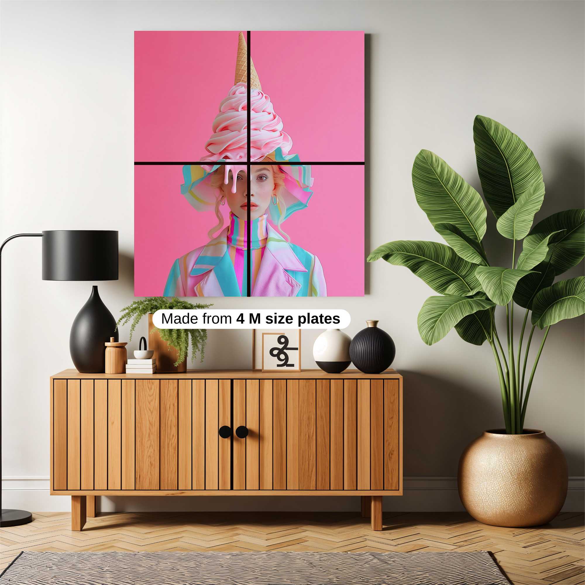 Icecream Whimsy Safe Wall Magnetic / M