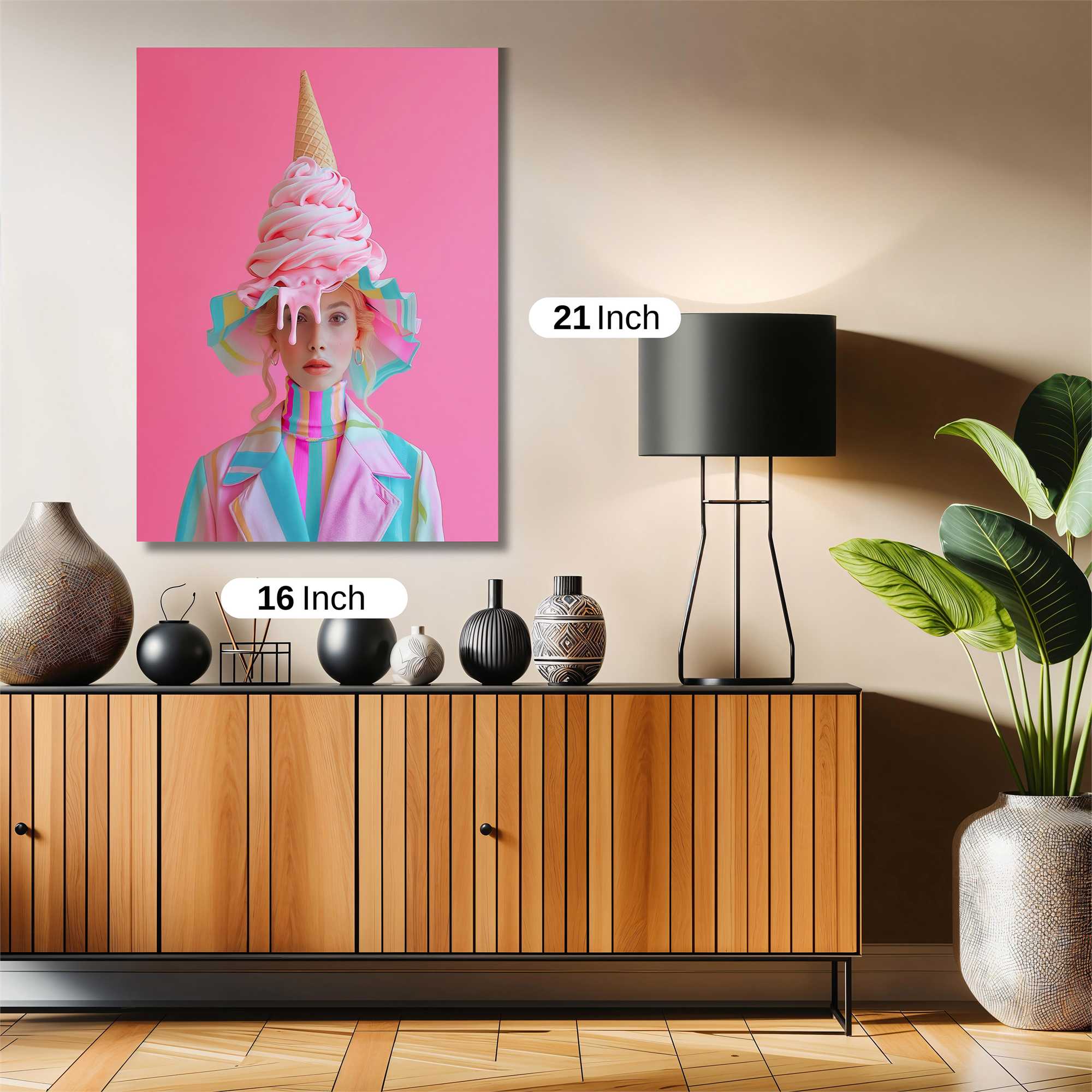 Icecream Whimsy Safe Wall Magnetic / M