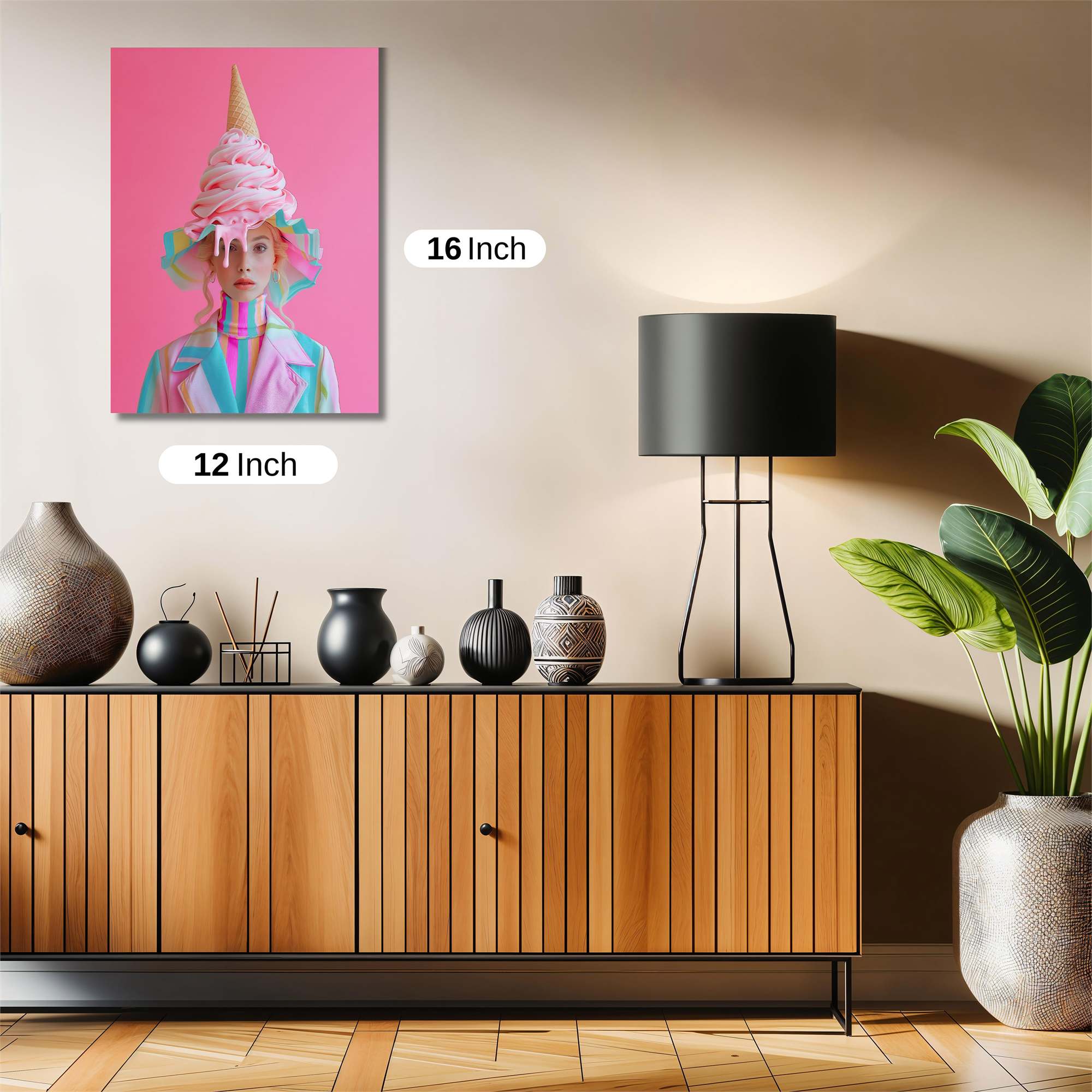 Icecream Whimsy Safe Wall Magnetic / M