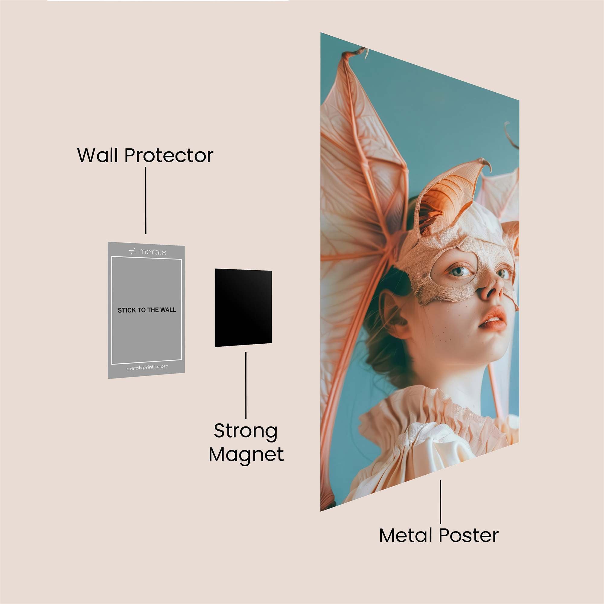 Bat Enigma Safe Wall Magnetic / M