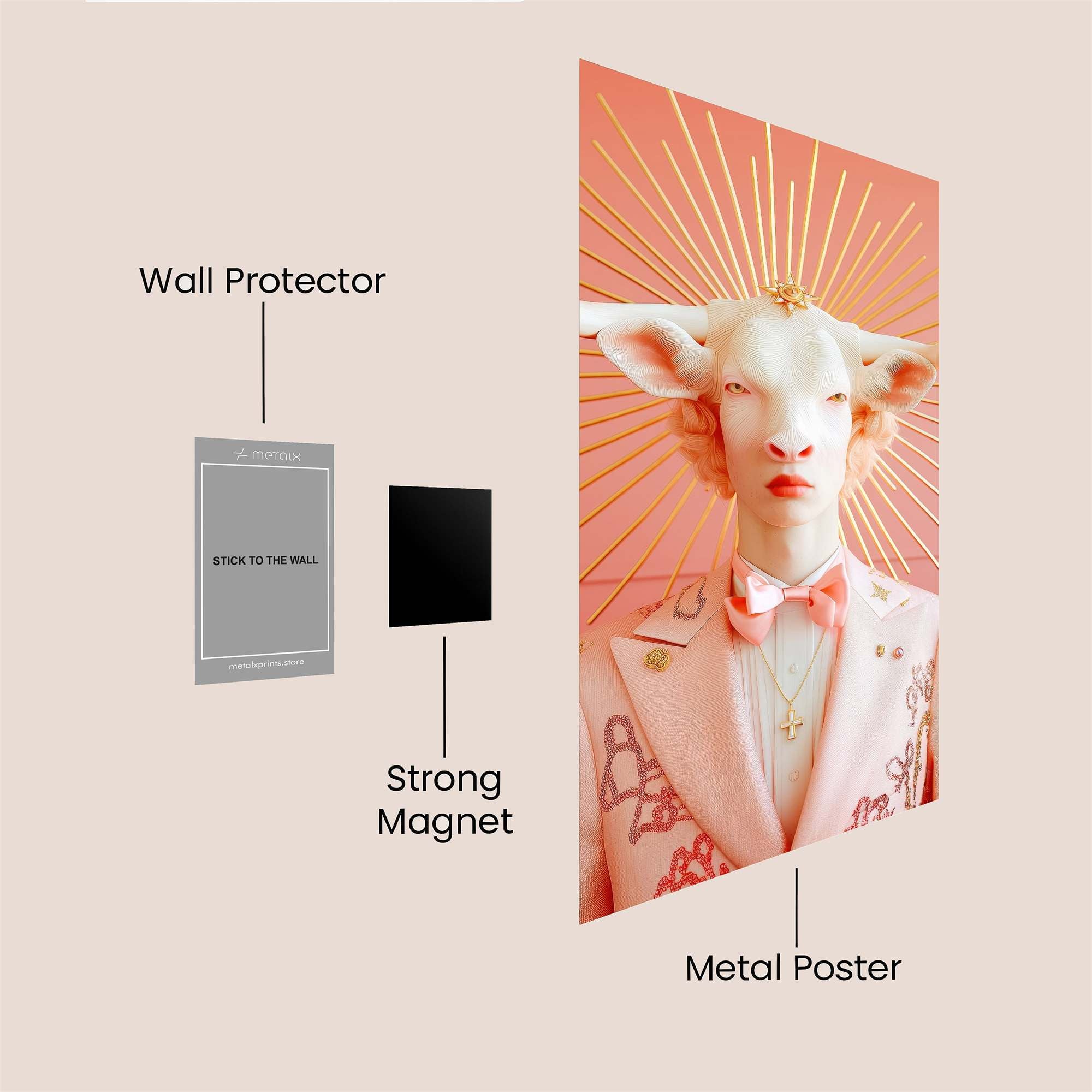 Divine Elegance Safe Wall Magnetic / M