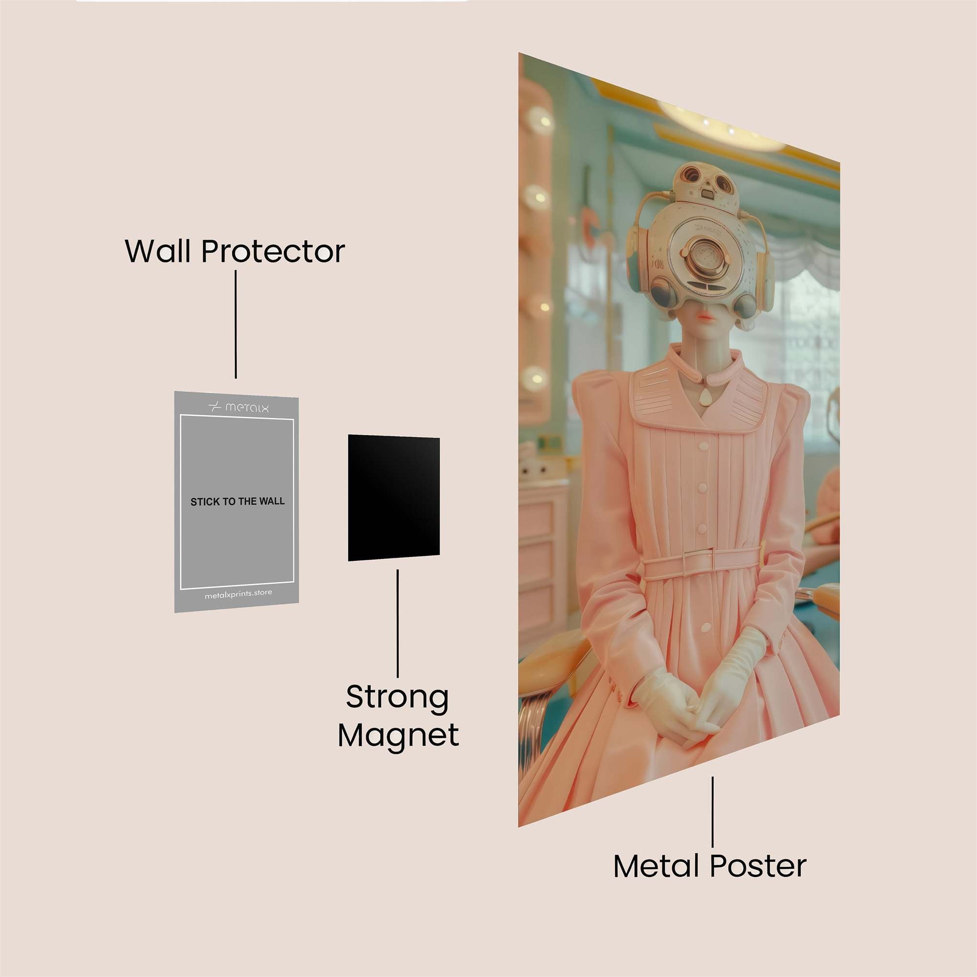 Dollhouse Dream Safe Wall Magnetic / M