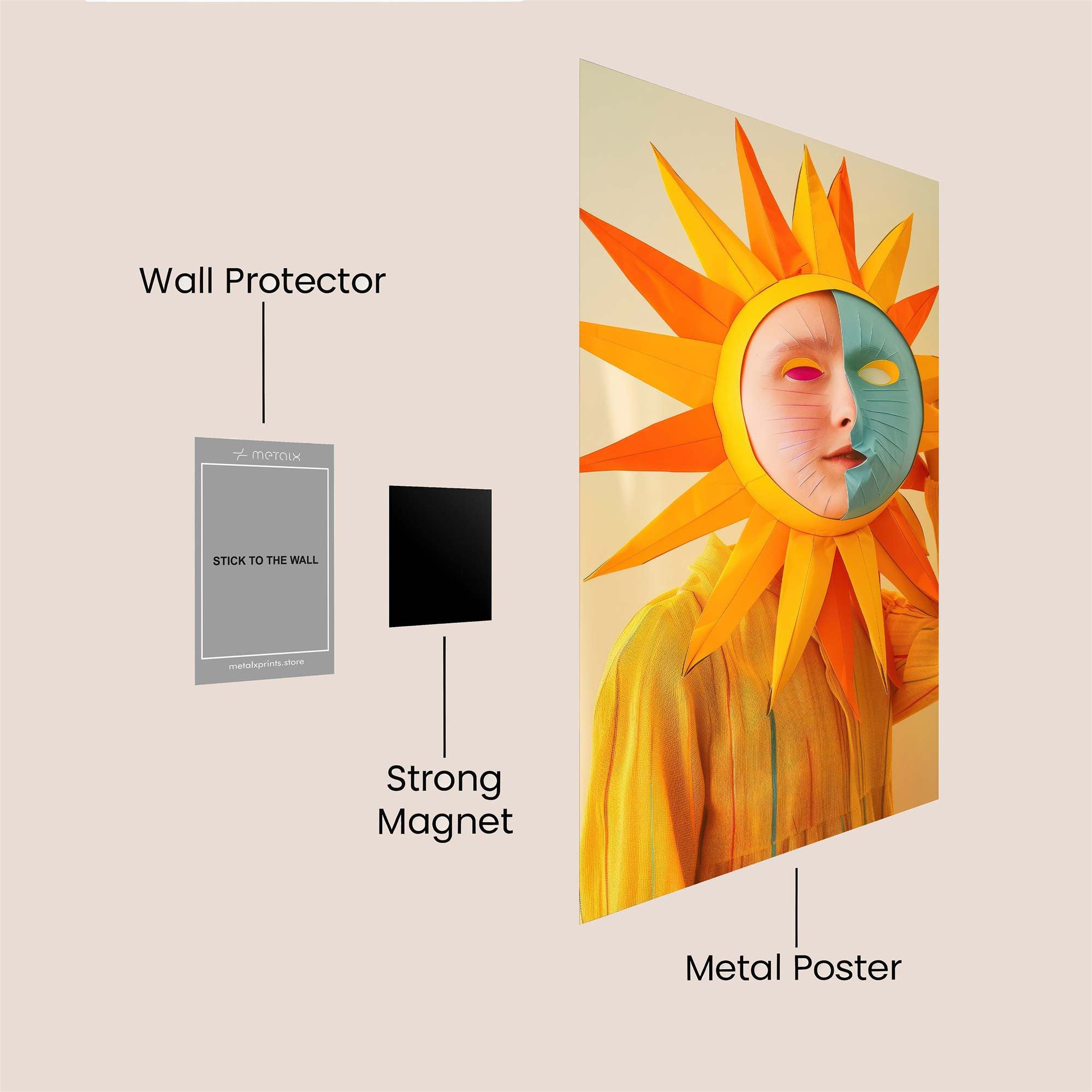 Sunflower Dream Safe Wall Magnetic / M