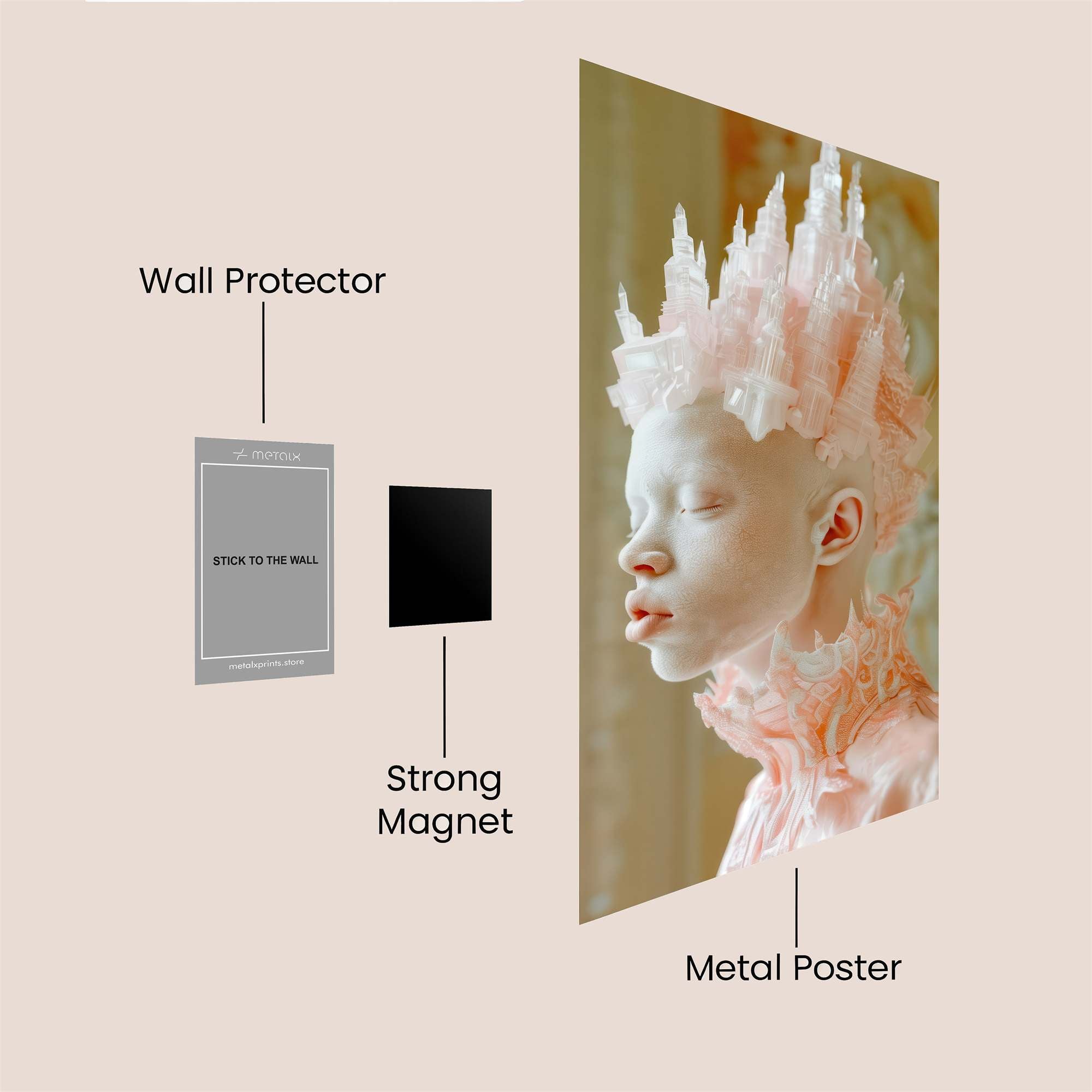 Albino Enchantment Safe Wall Magnetic / M