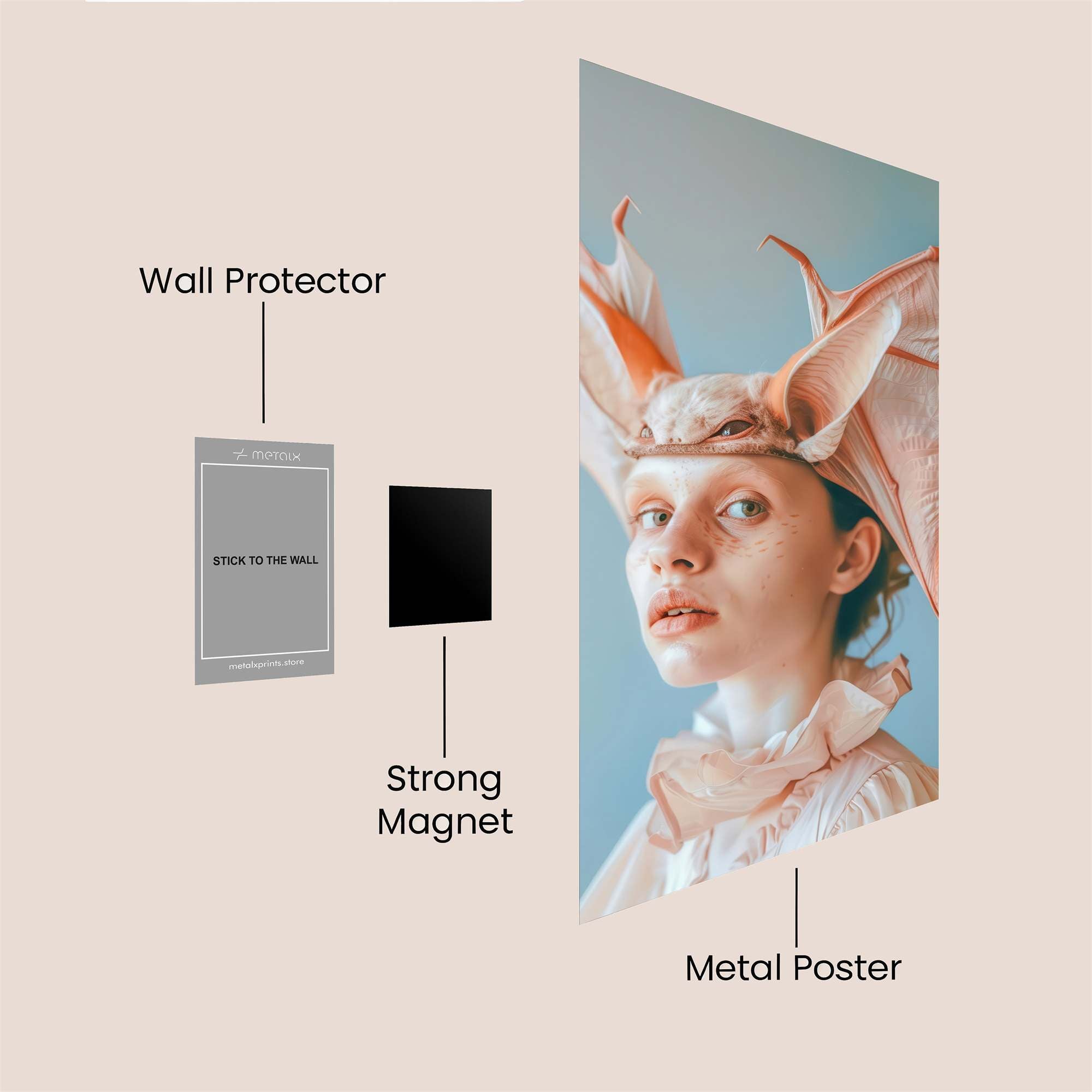 Bat Enigma Safe Wall Magnetic / M