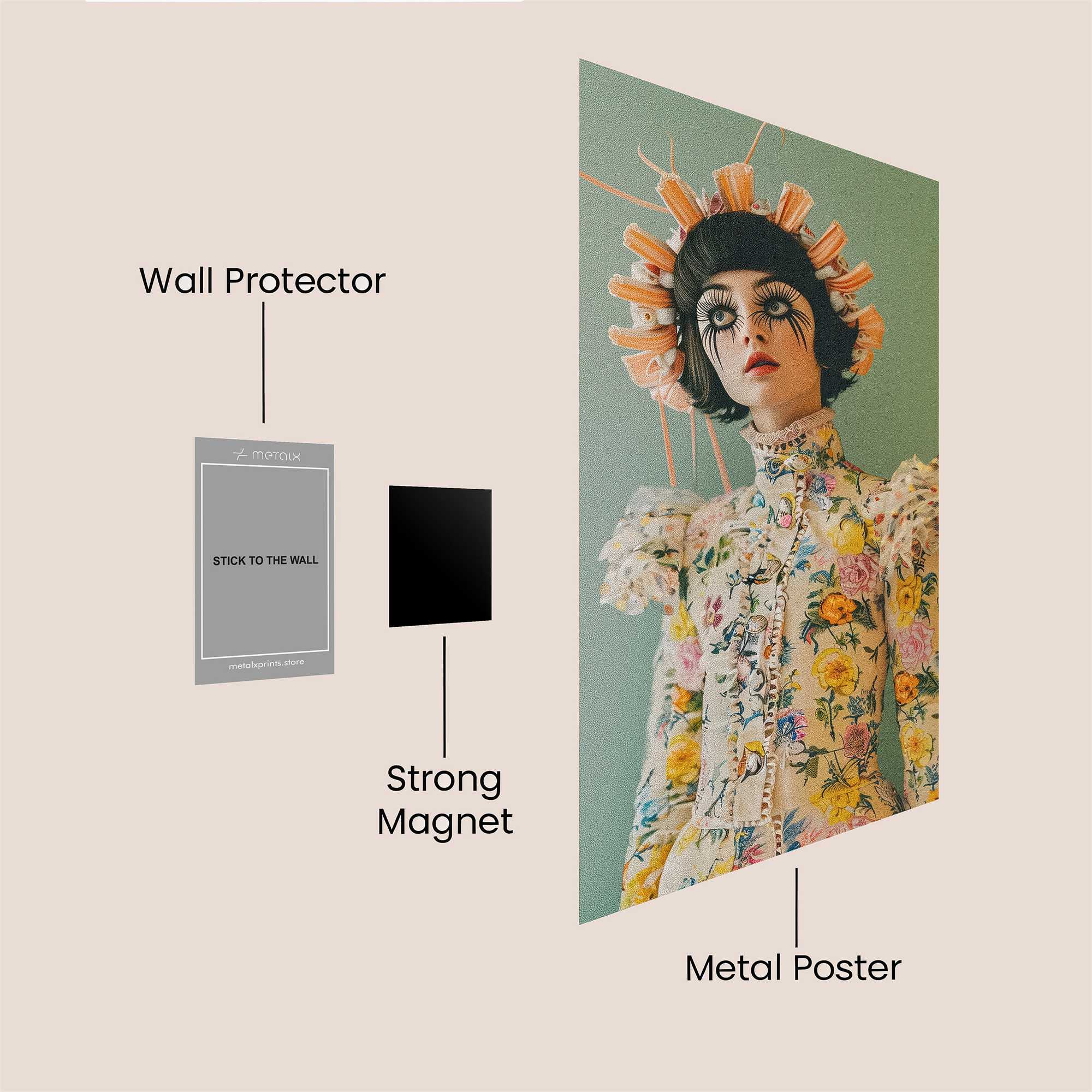 Carnival Eccentric Safe Wall Magnetic / M