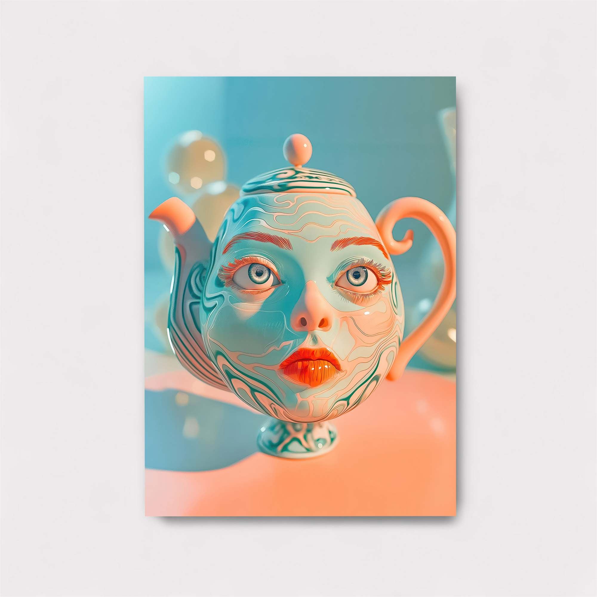 Teapot Whimsy Safe Wall Magnetic / M
