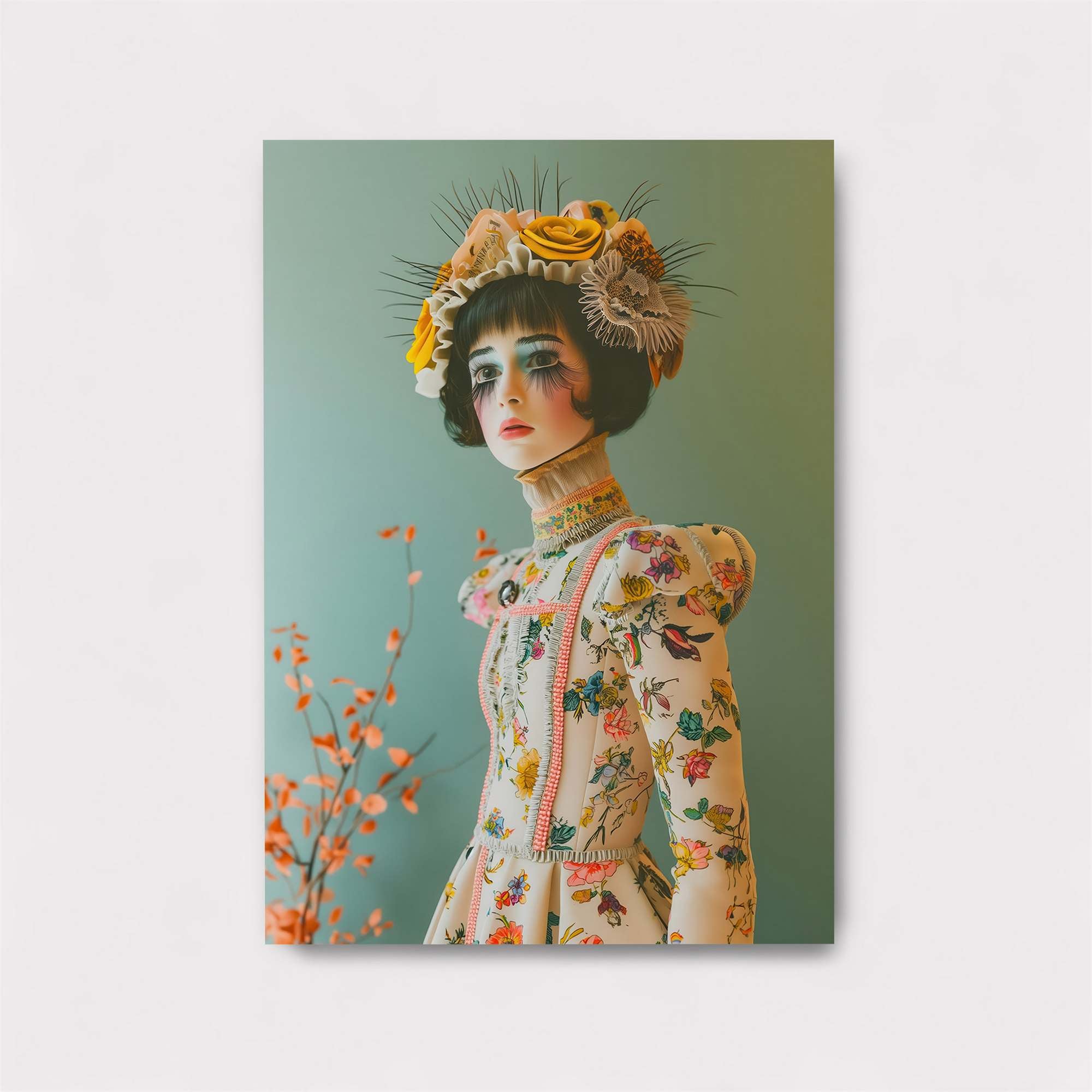 Floral Whimsy Safe Wall Magnetic / M