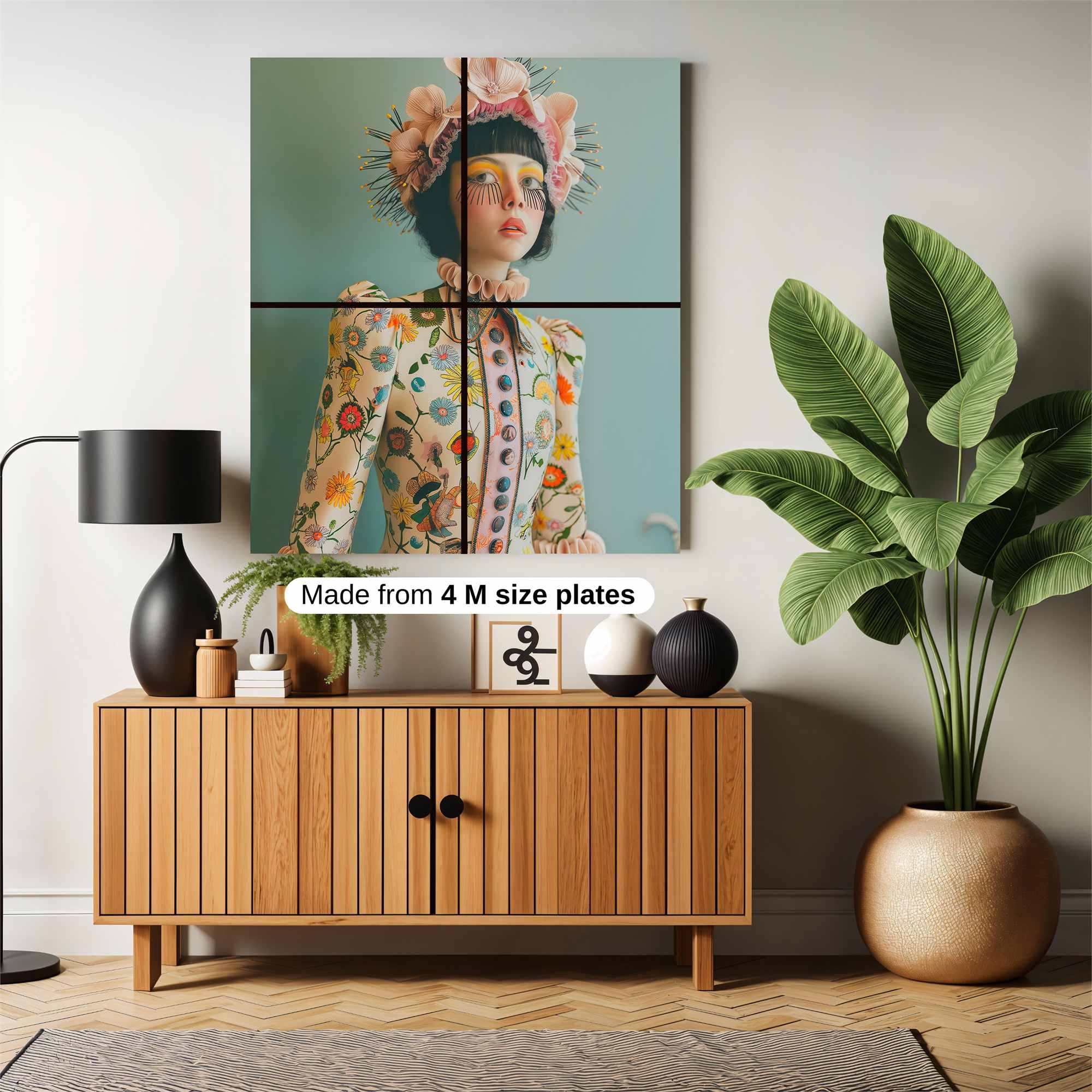 Floral Fantasy Safe Wall Magnetic / M