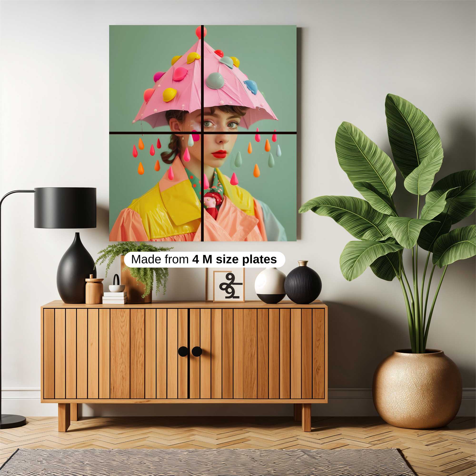 Umbrella Whimsy Safe Wall Magnetic / M