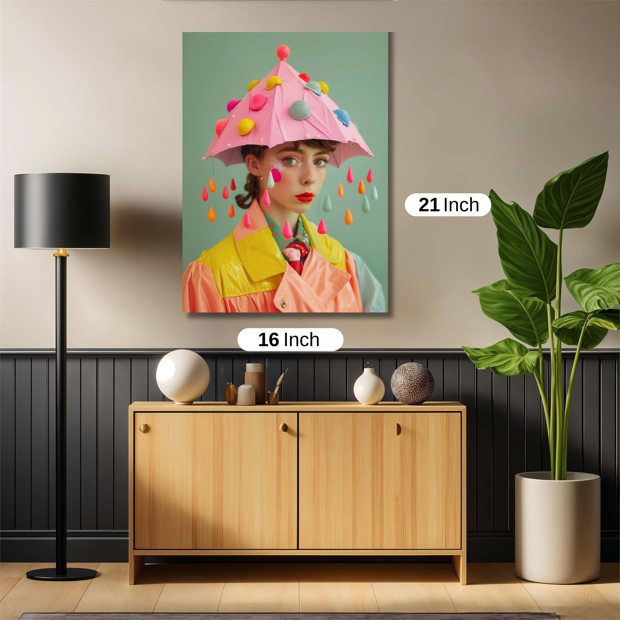 Umbrella Whimsy Safe Wall Magnetic / M