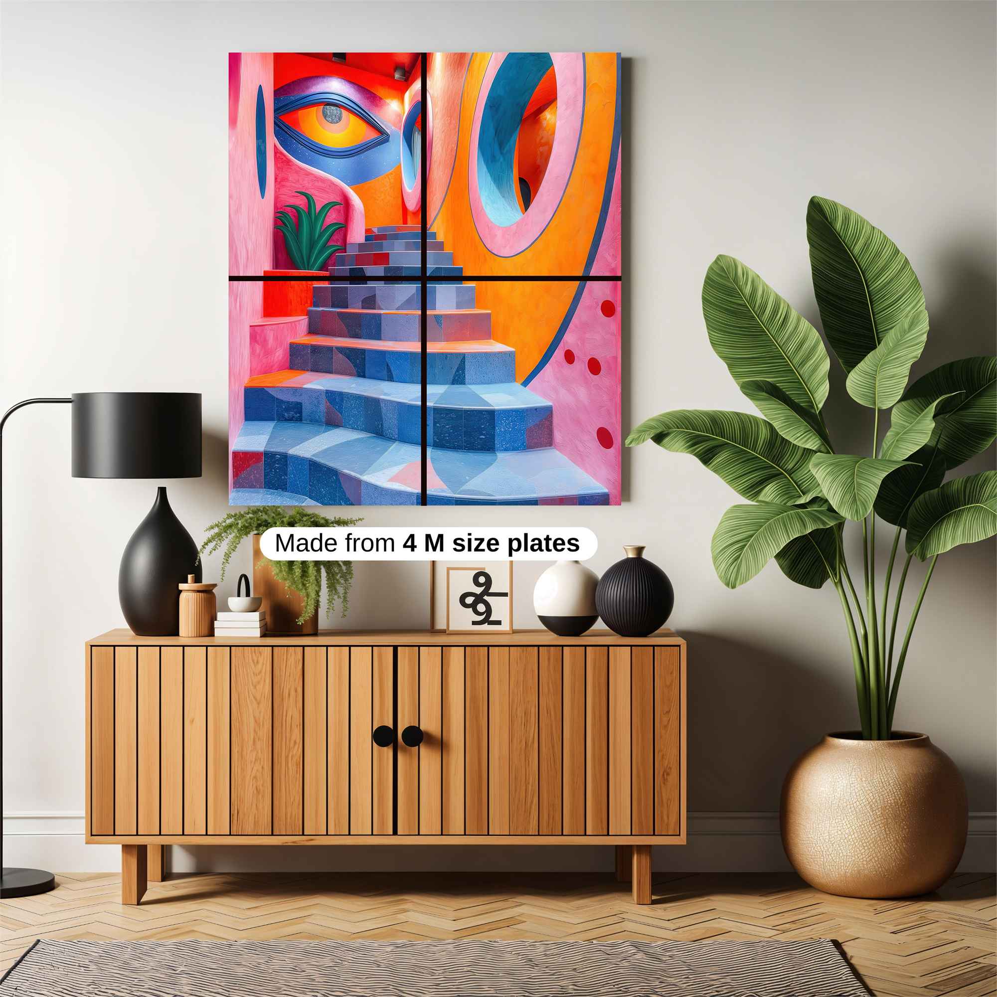 Psychedelic Ascent Safe Wall Magnetic / M