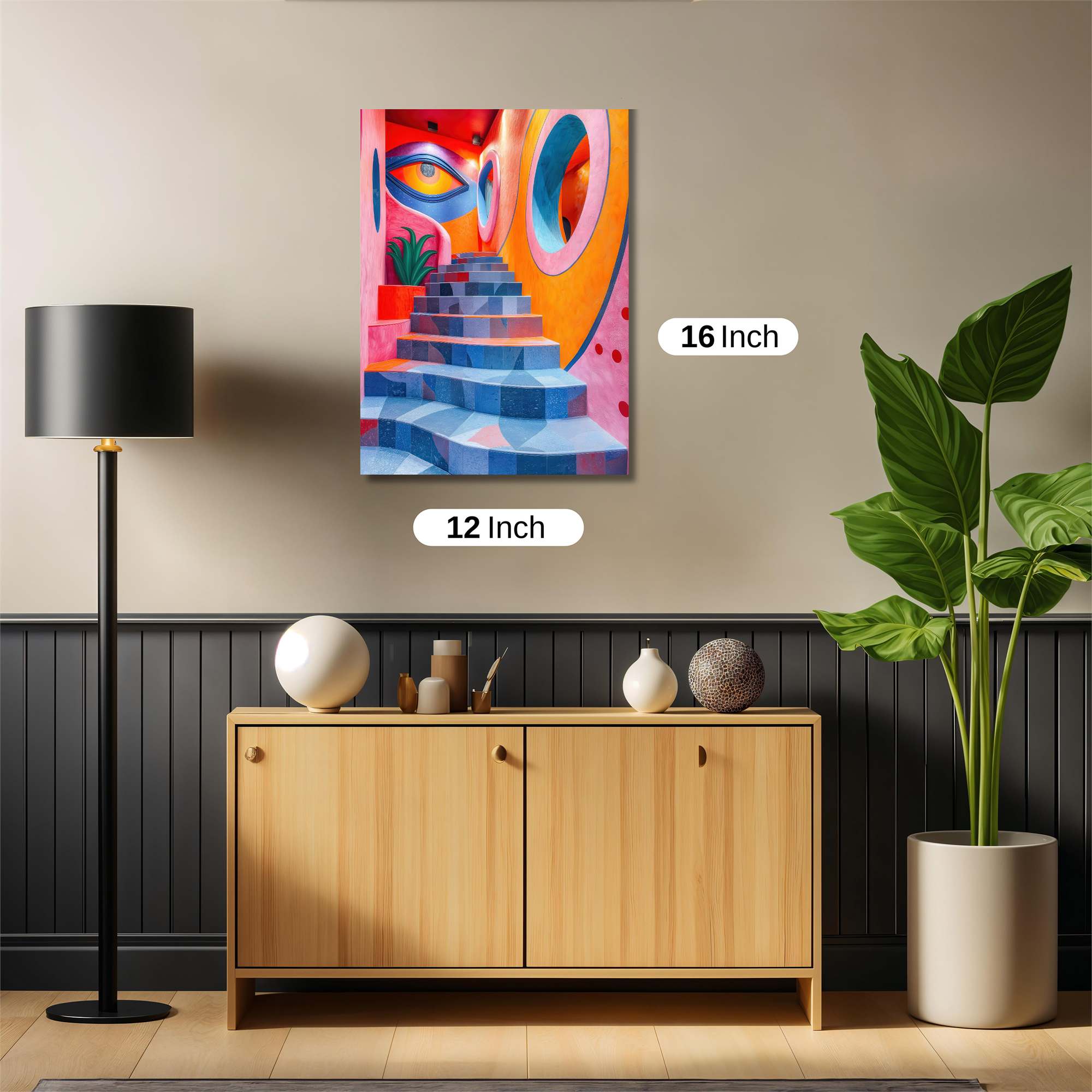 Psychedelic Ascent Safe Wall Magnetic / M