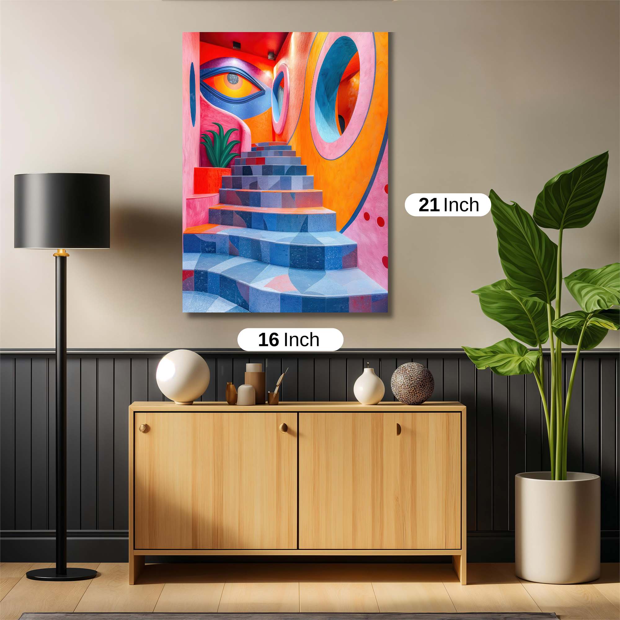 Psychedelic Ascent Safe Wall Magnetic / M