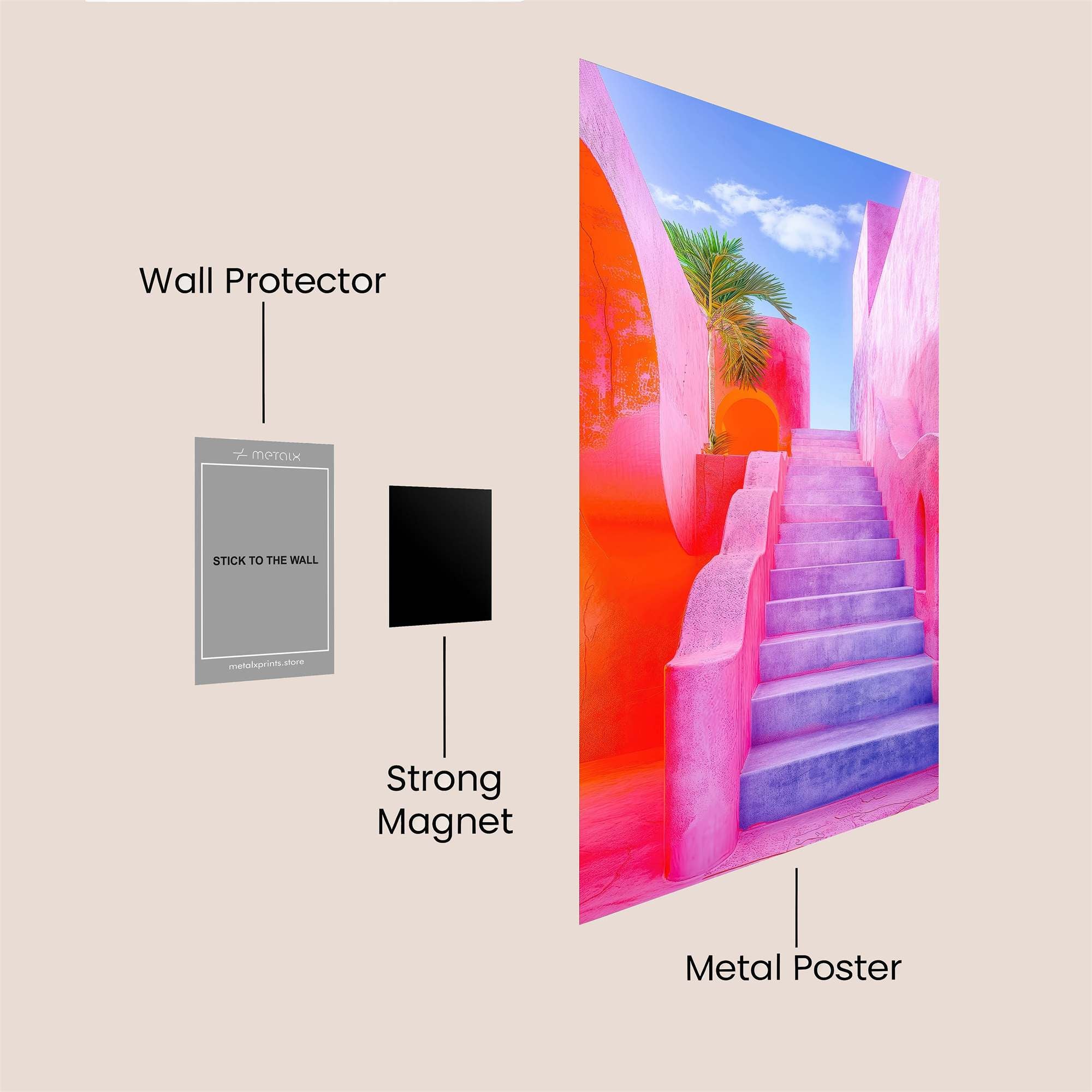 Neon Dream Safe Wall Magnetic / M