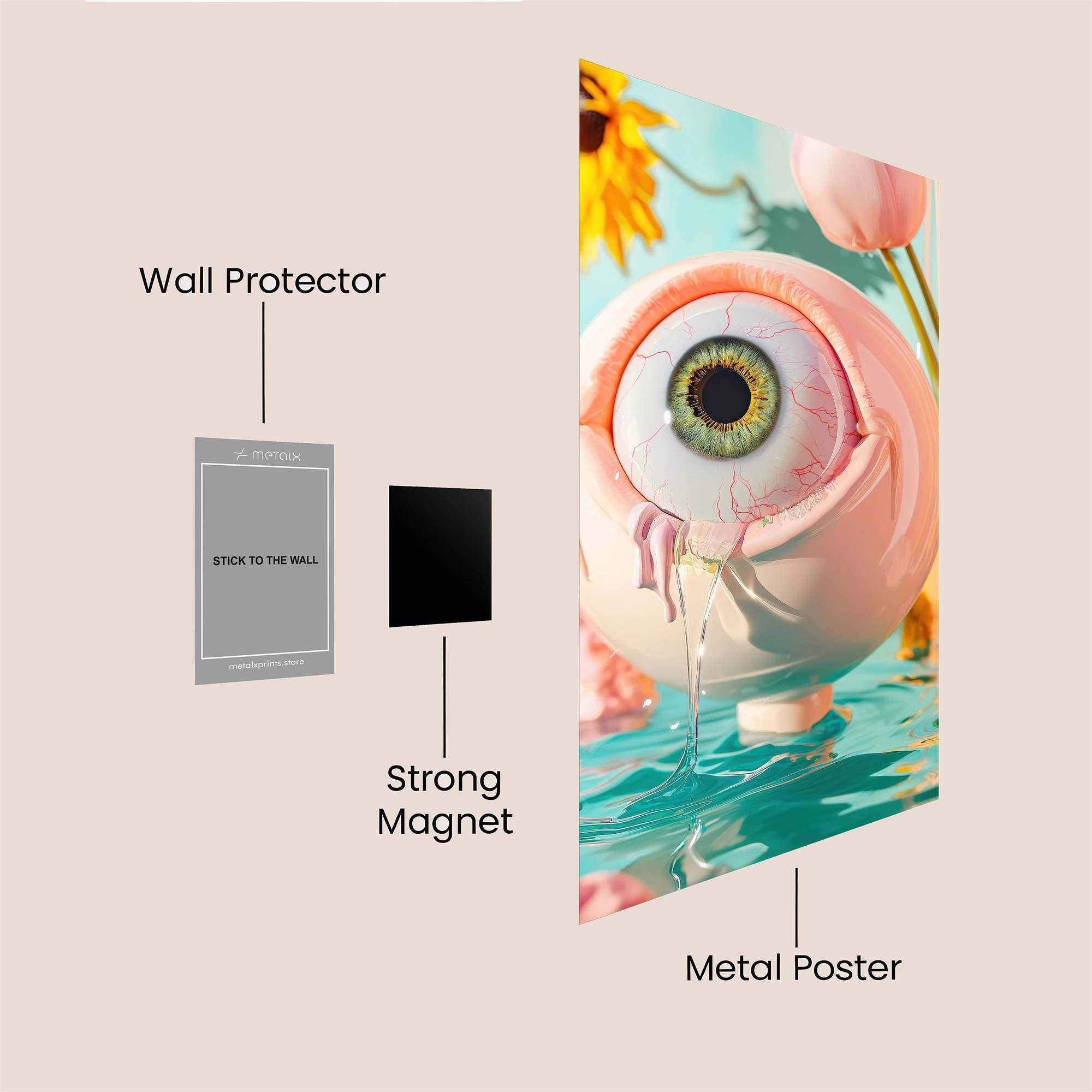 Eye Dream Safe Wall Magnetic / M