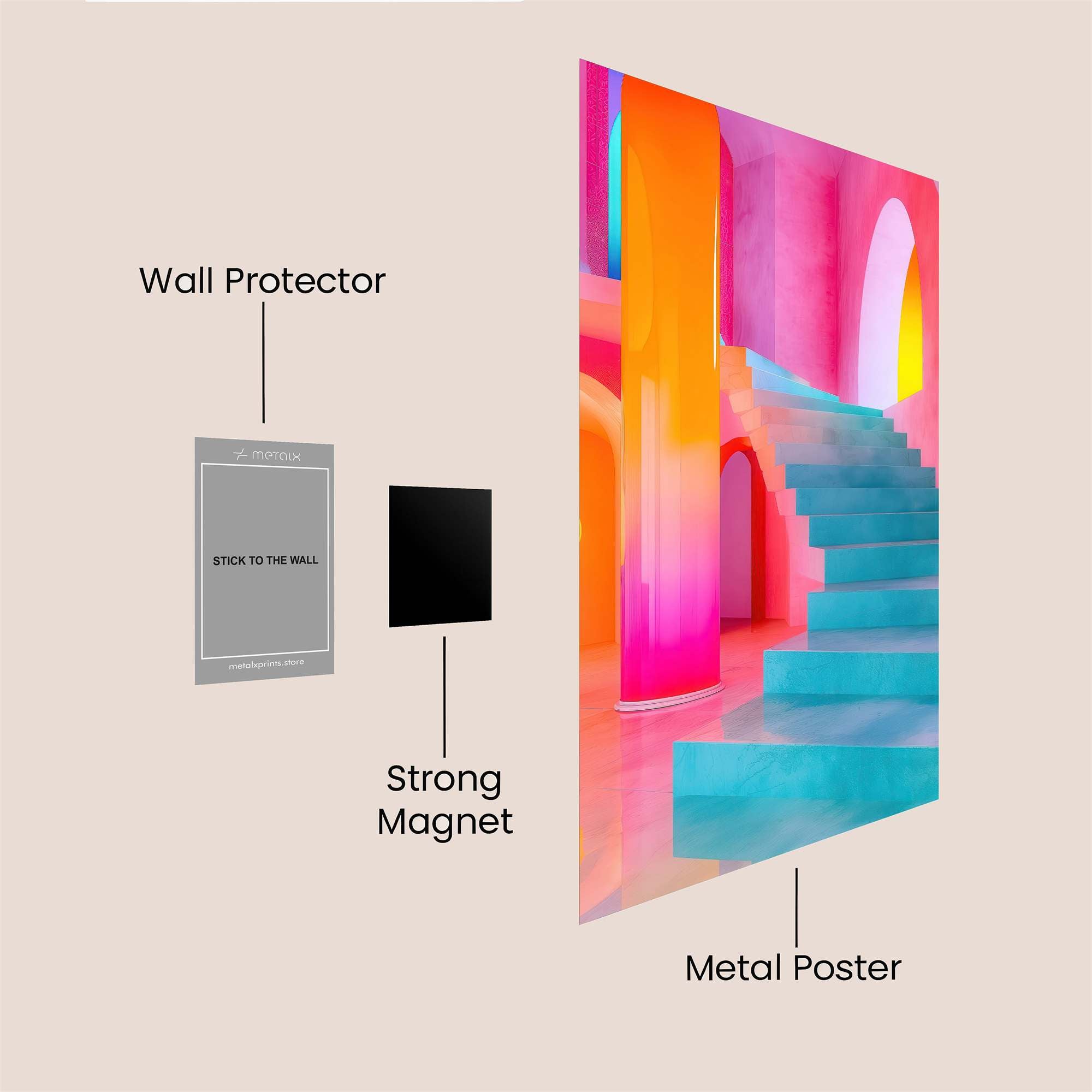 Neon Dream Safe Wall Magnetic / M