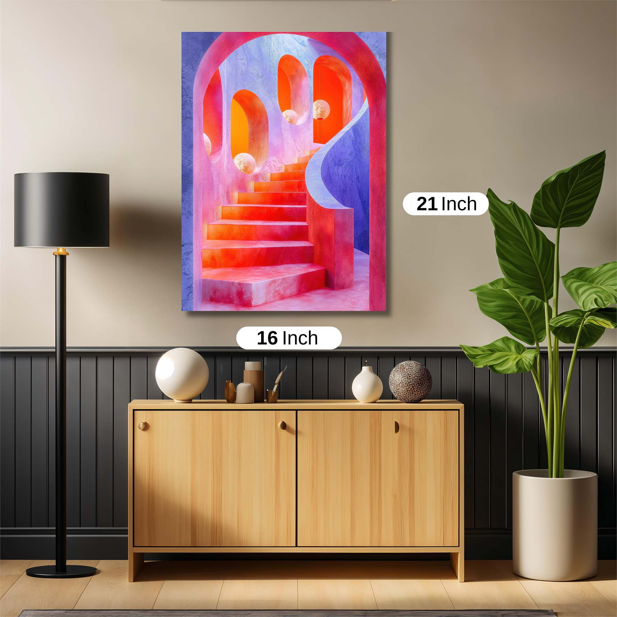 Stairway Dreamscape Safe Wall Magnetic / M