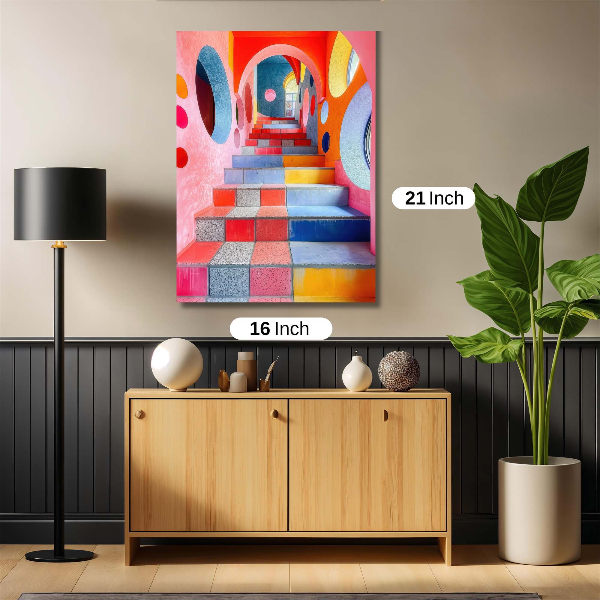 Stairway Whimsy Safe Wall Magnetic / M