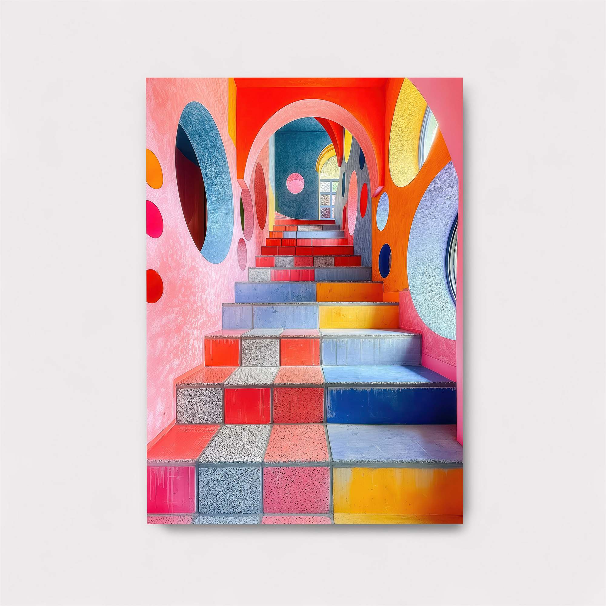 Stairway Whimsy Safe Wall Magnetic / M