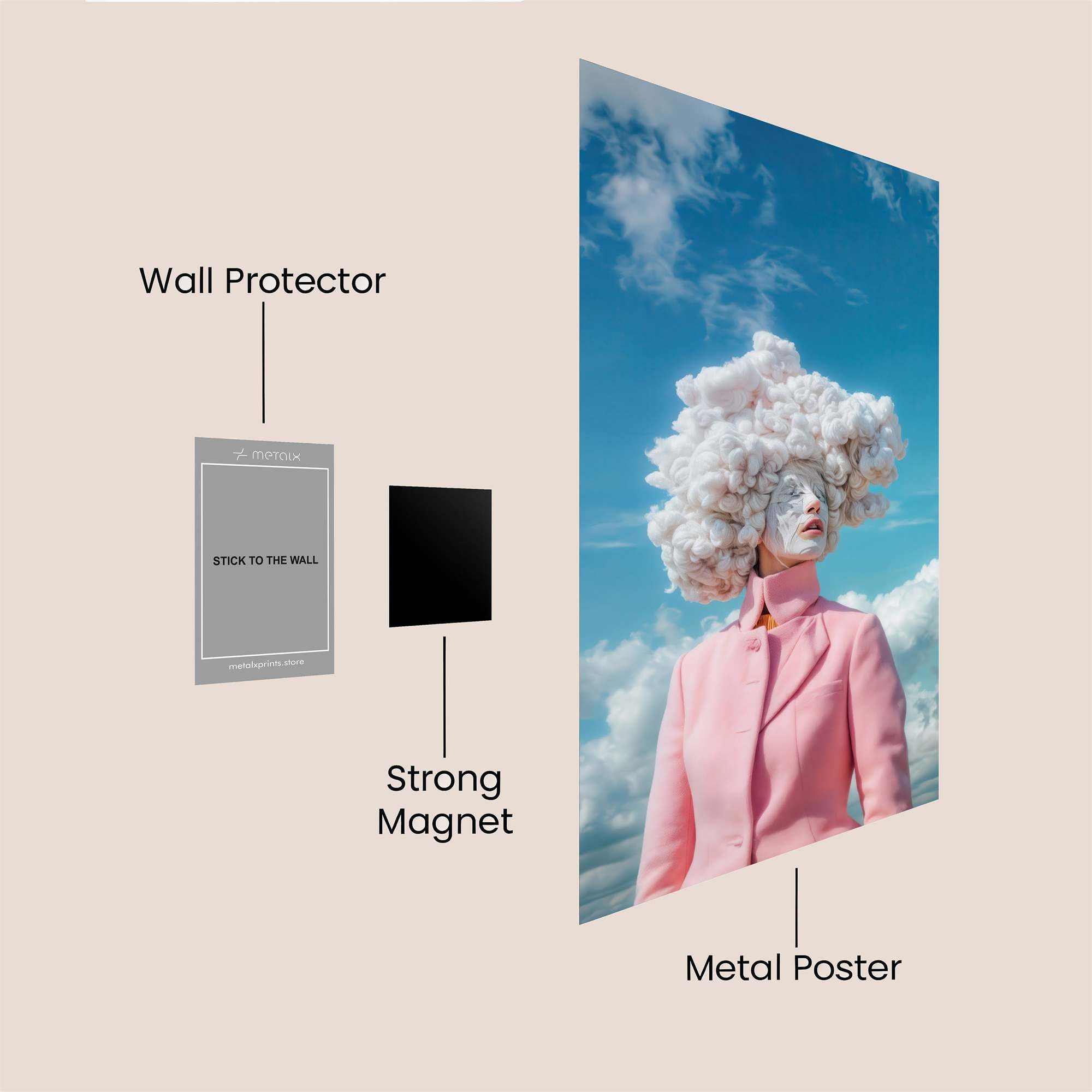 Cloud Dream Safe Wall Magnetic / M