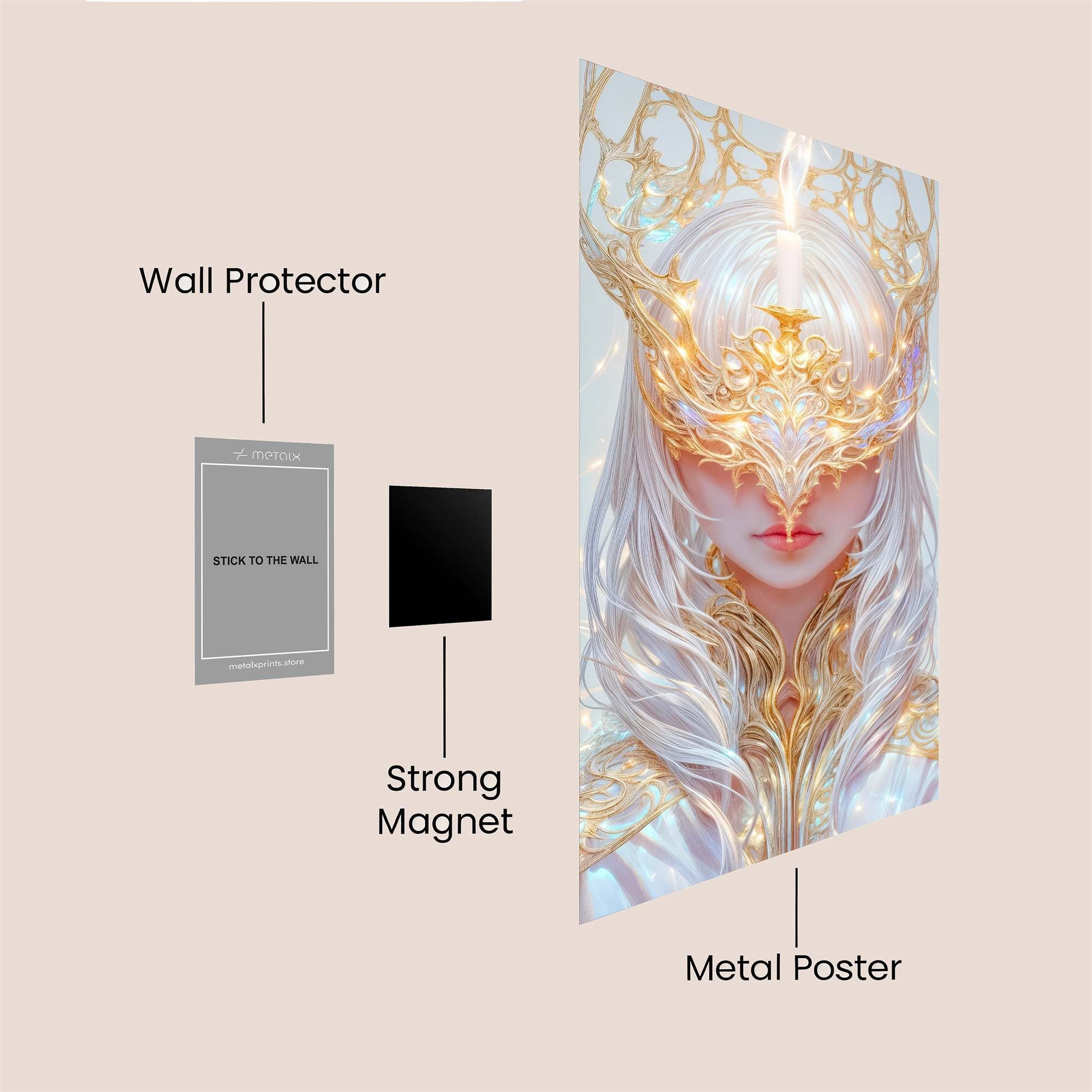 Celestial Radiance Safe Wall Magnetic / M