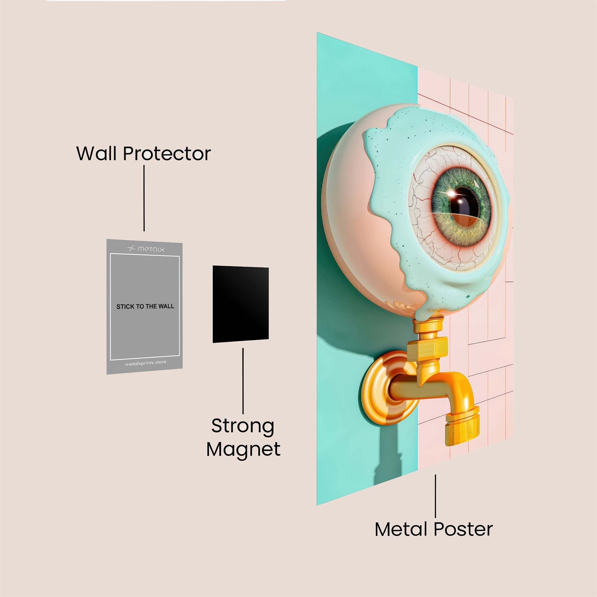 Eye Drizzle Safe Wall Magnetic / M
