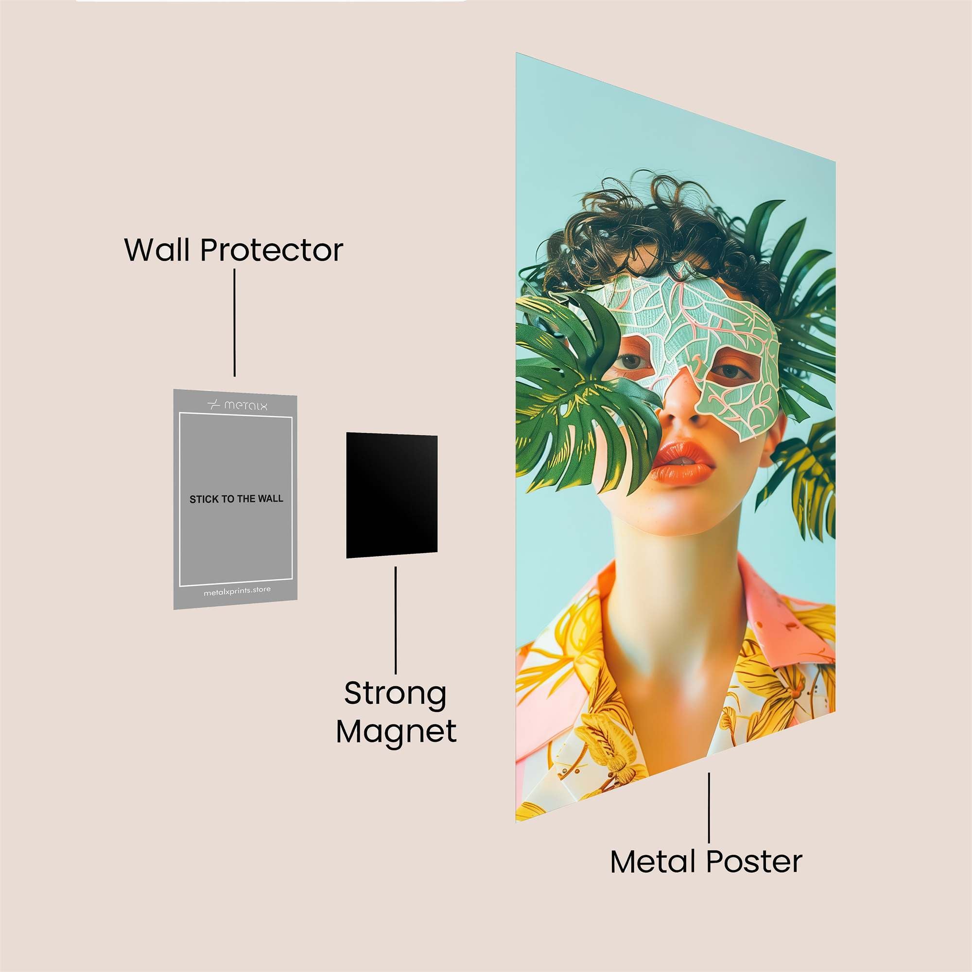 Leafy Enigma Safe Wall Magnetic / M