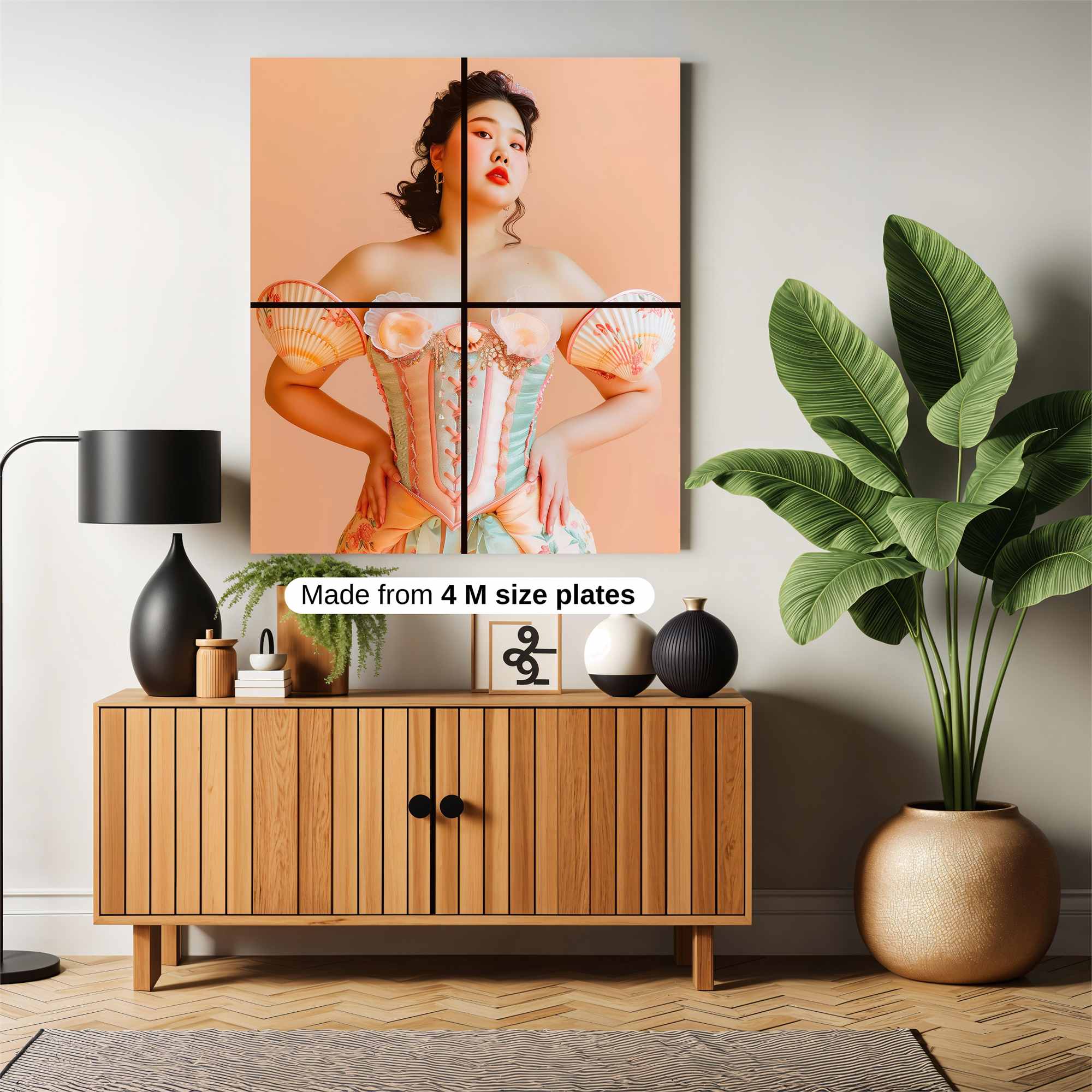 Seashell Elegance Safe Wall Magnetic / M
