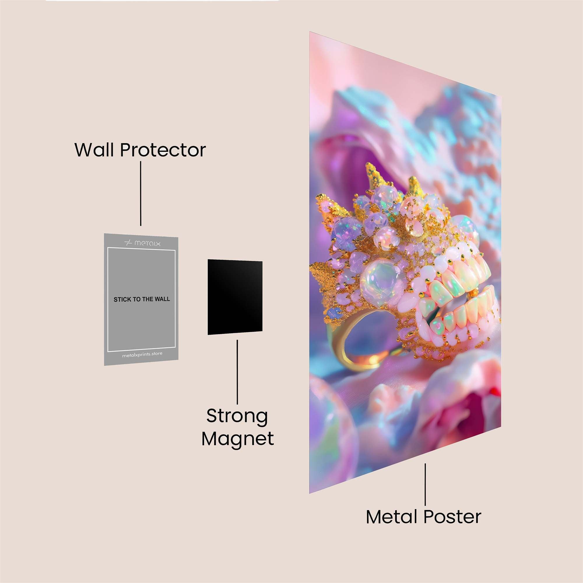 Opal Majesty Safe Wall Magnetic / M
